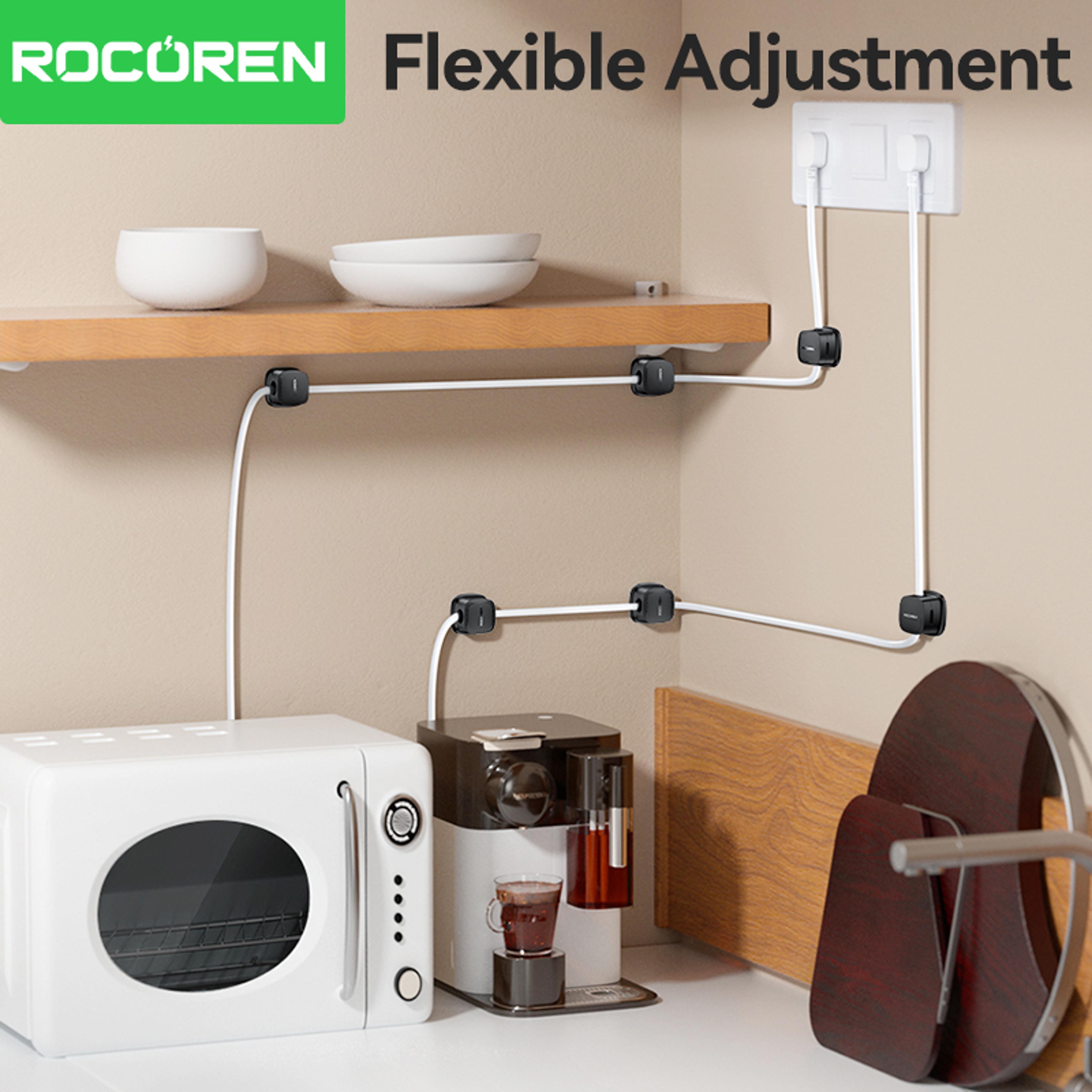 Magnetic Cable Organizer Adjustable Desk Cable Clips For Clean Wire Management 4