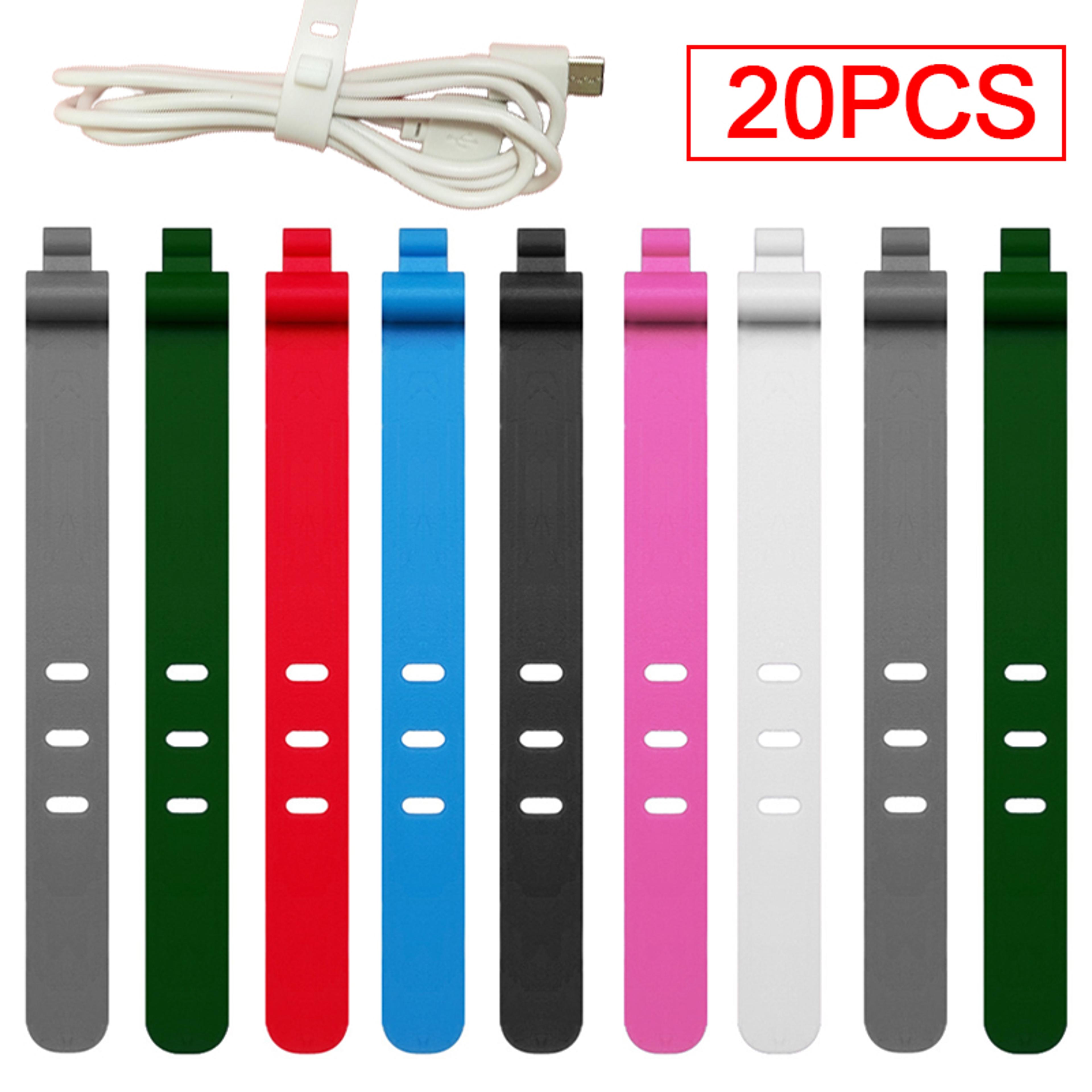 Silicone Cable Organizer Cord Winder Straps For Charging Cables Earphones And Travel 0