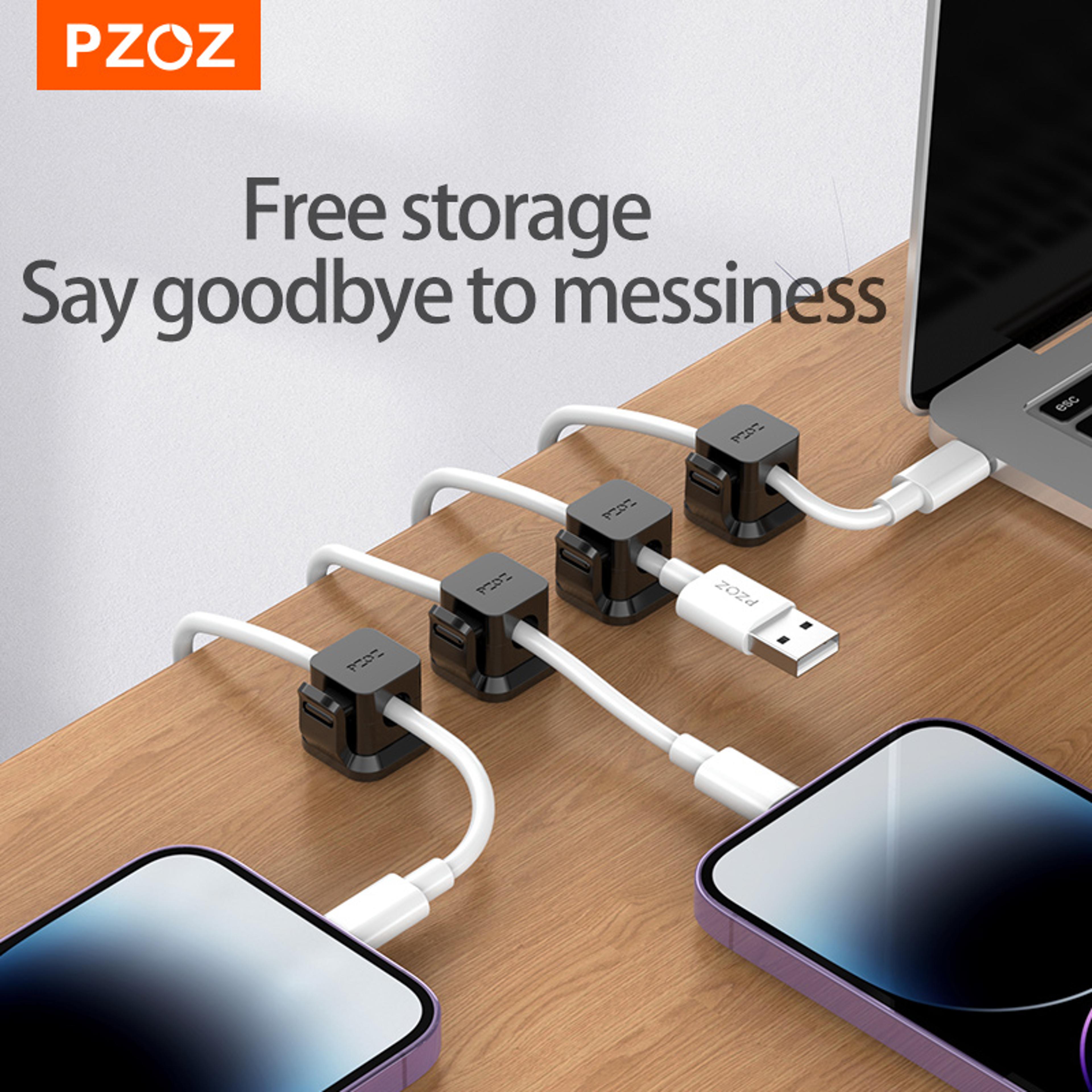 Cable Organizer Clips Desktop Wire Holders For USB Charging Cords And Earphones 4