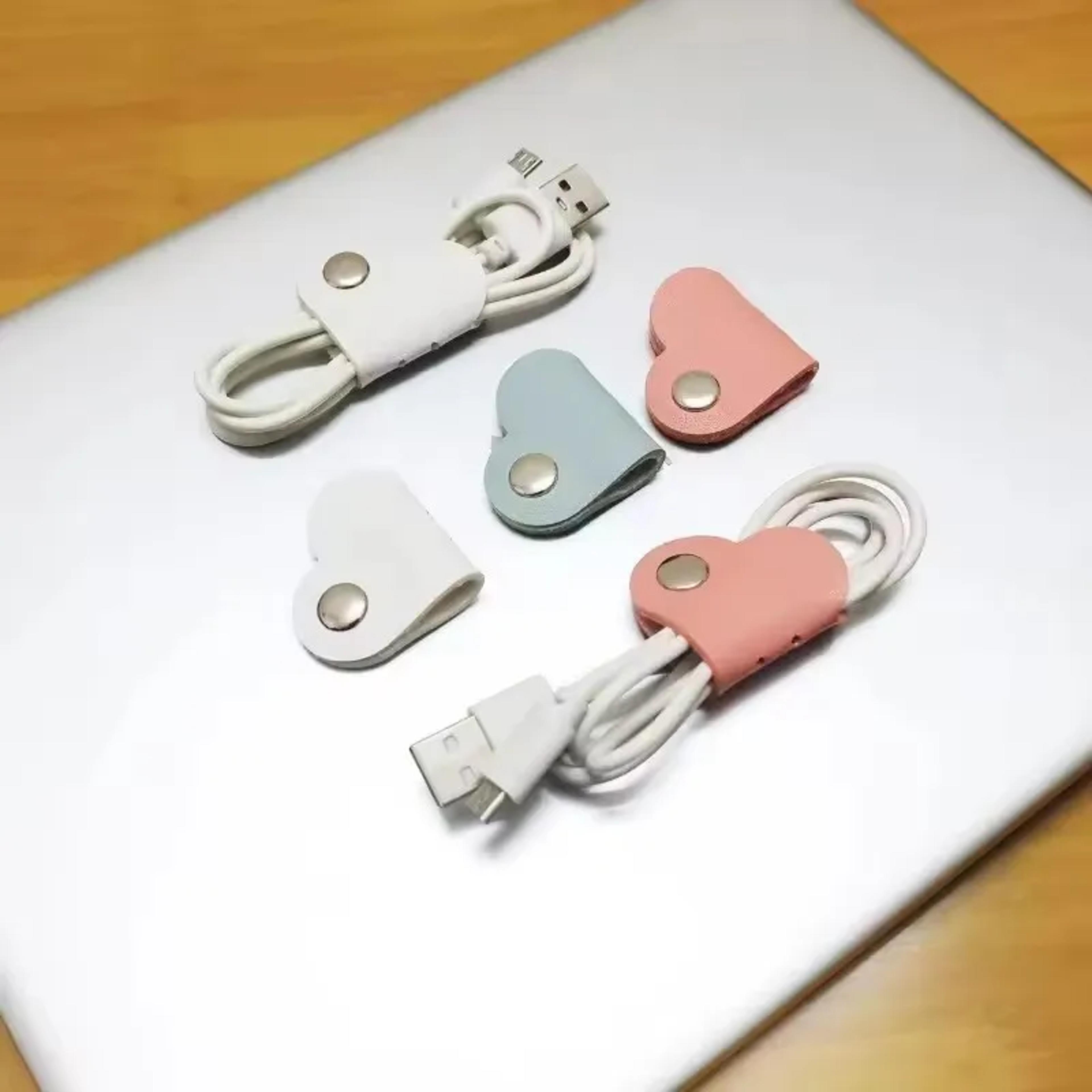 Mini Cable Winder Desk Cable Organizer Cord Holder For USB Mouse And Headphone Wires 3