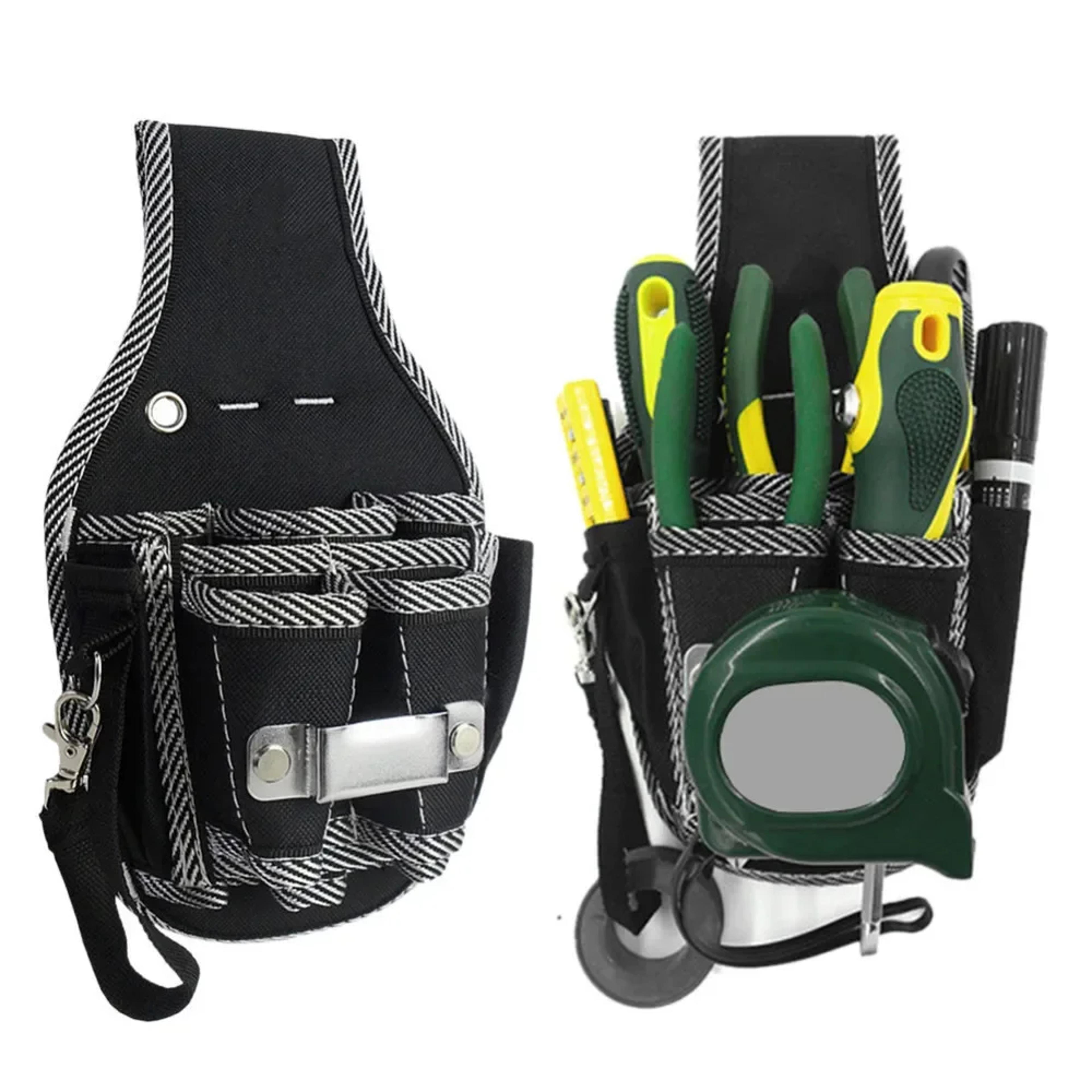 Electrician Tool Pouch Durable Tool Belt Pouch With Multi Pocket Organizer 0