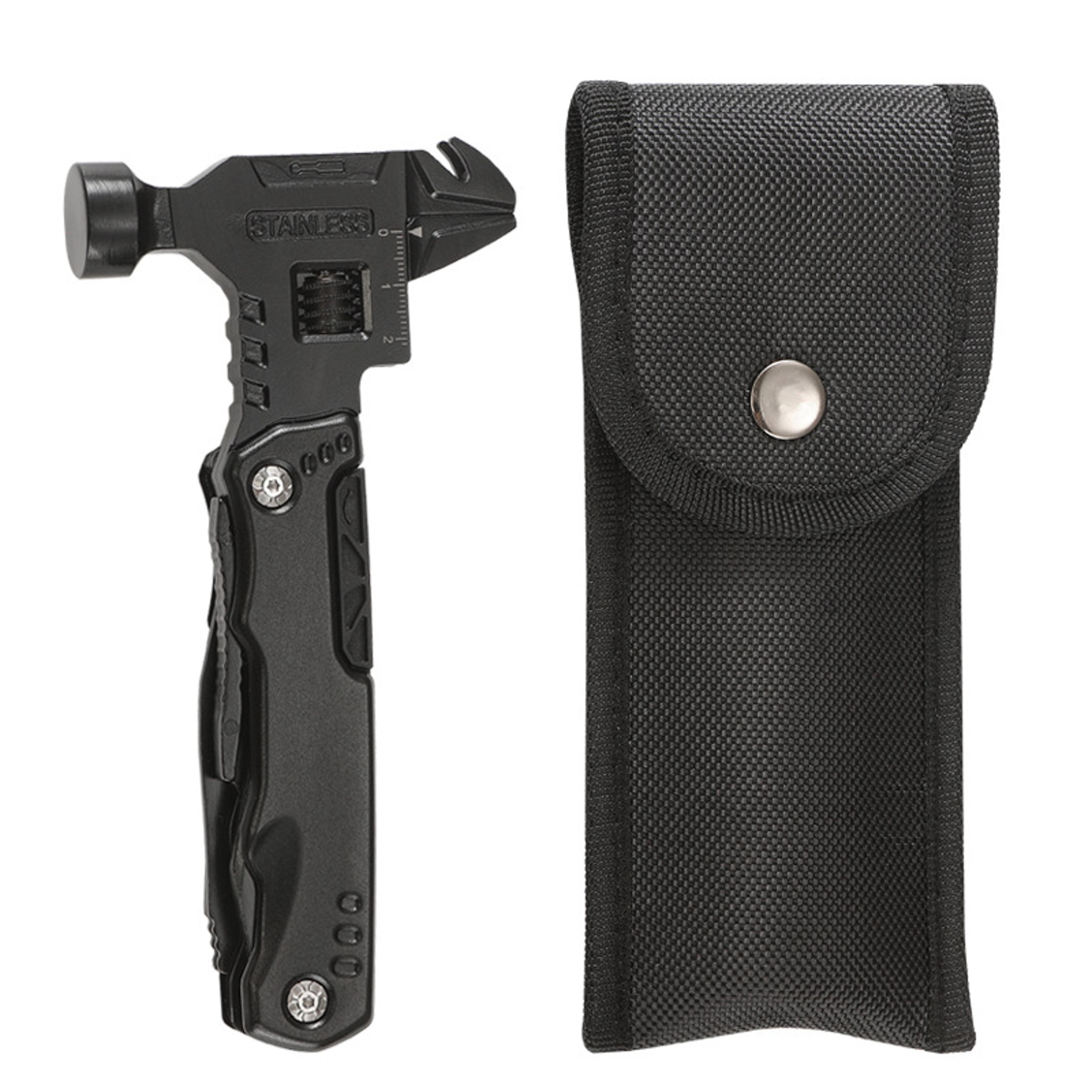 Multifunctional Camping Multi Tool With Wrench Hammer Knife And Pliers For Outdoor Repairs 6
