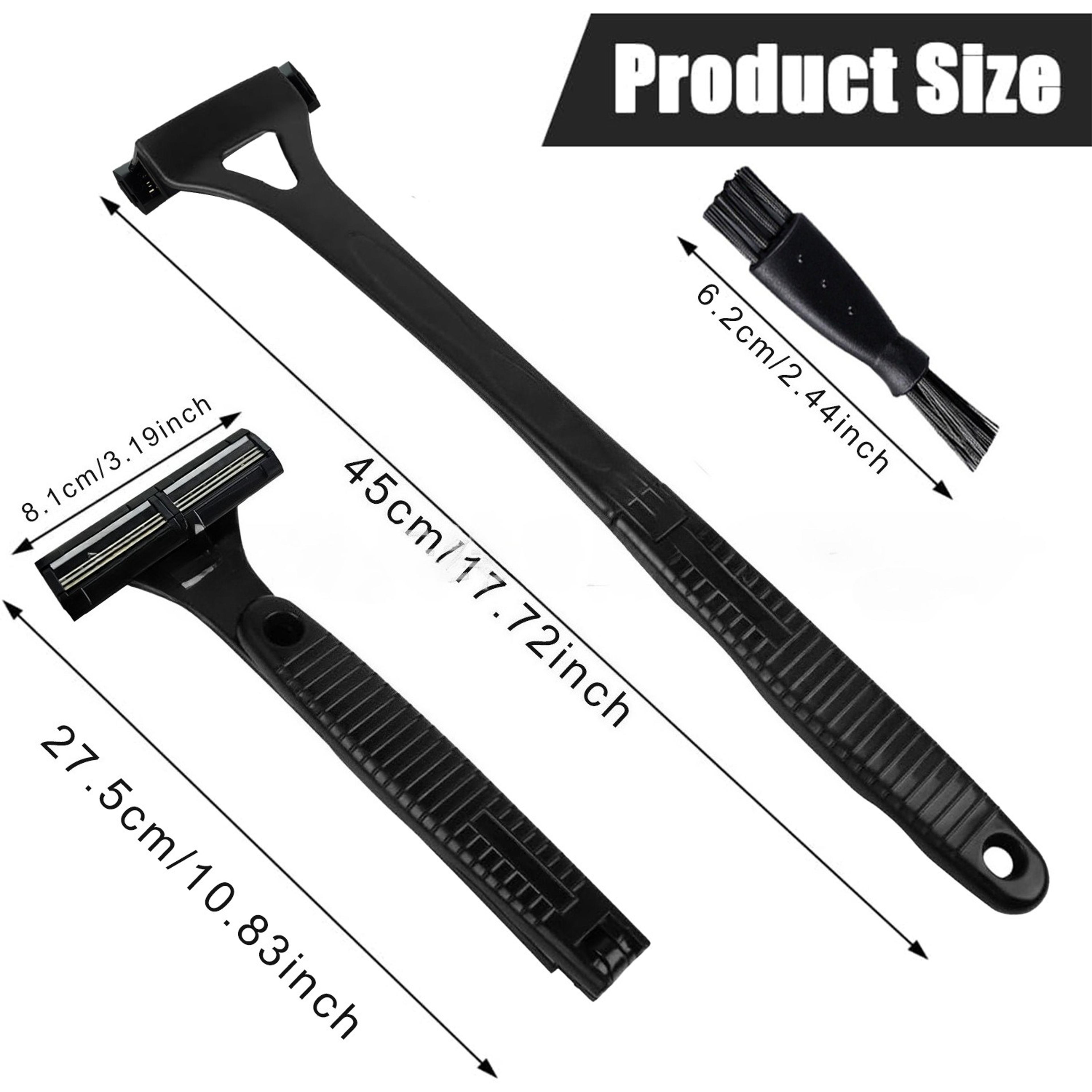 Long Handle Back Shaver For Men Foldable Body Hair Removal Razor 5