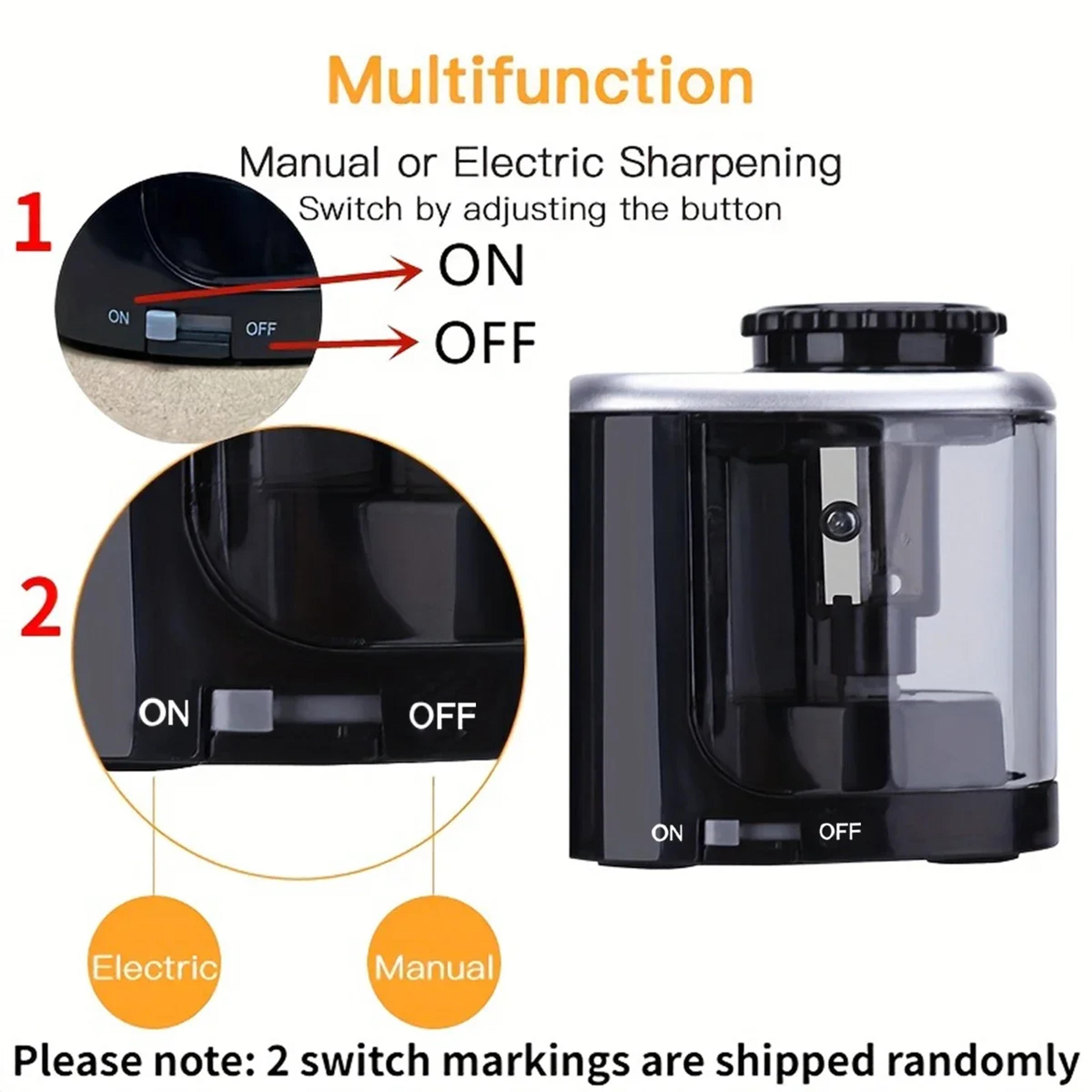 Automatic Electric Pencil Sharpener For Fast Desktop Sharpening At School Home And Office 3