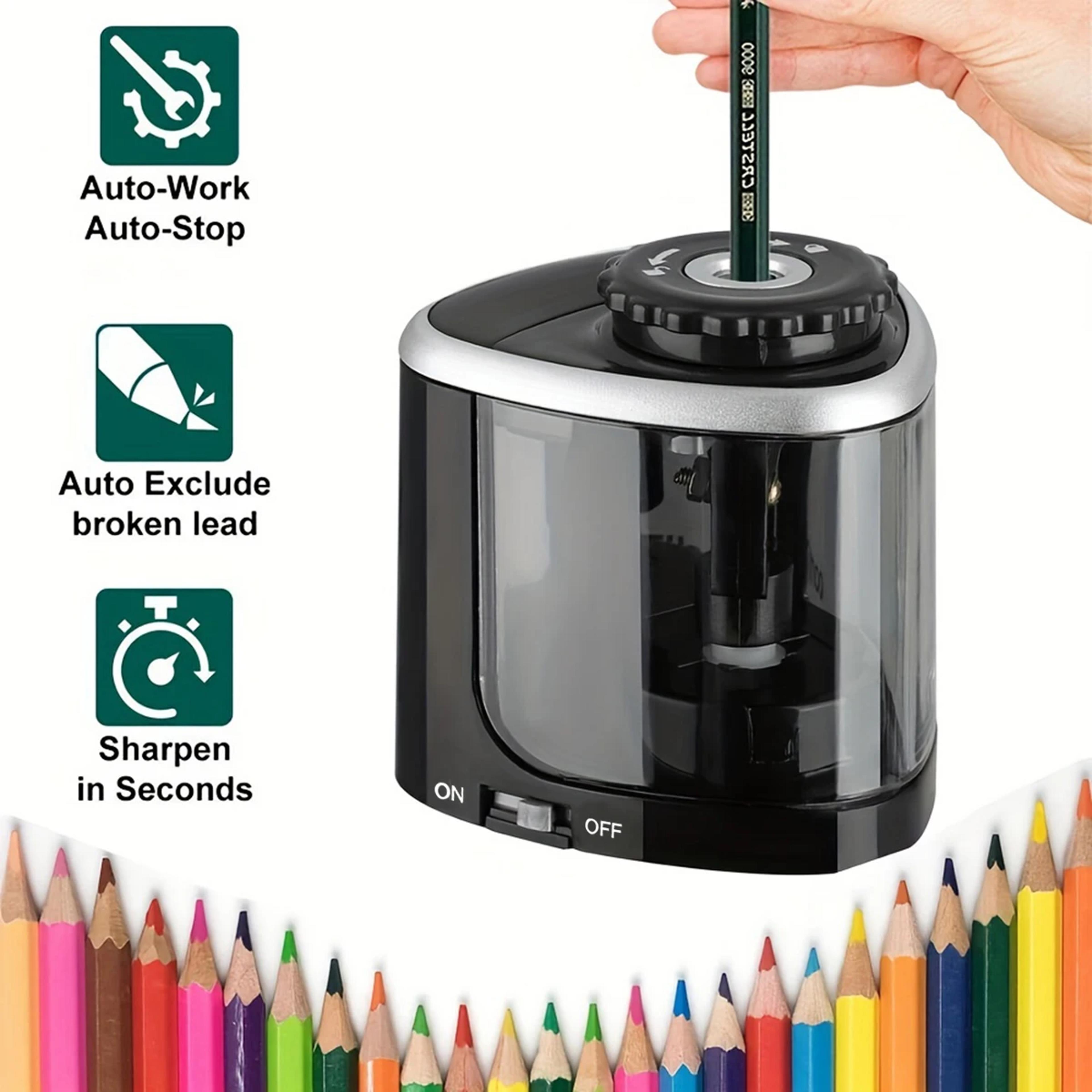 Automatic Electric Pencil Sharpener For Fast Desktop Sharpening At School Home And Office 7