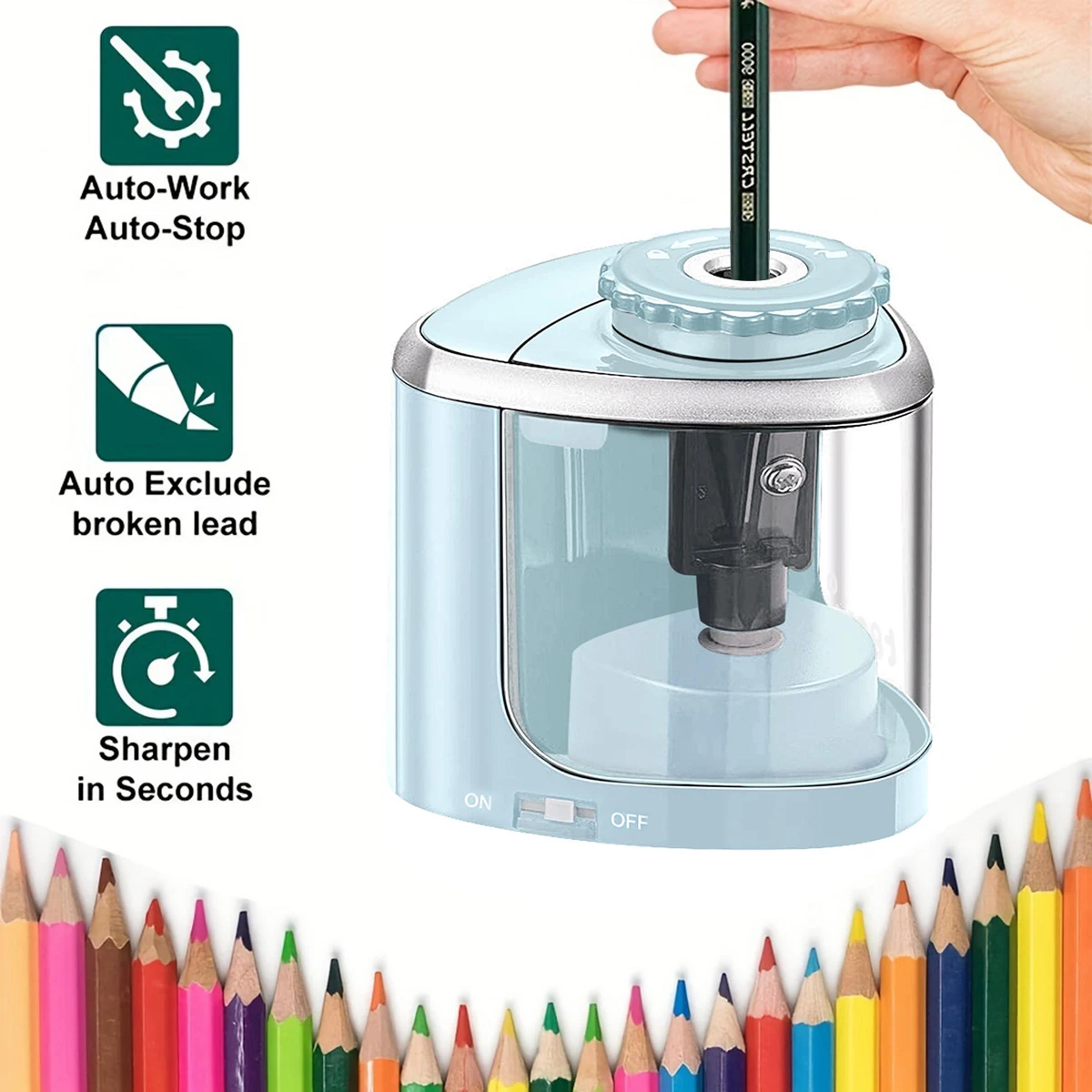 Automatic Electric Pencil Sharpener For Fast Desktop Sharpening At School Home And Office 6