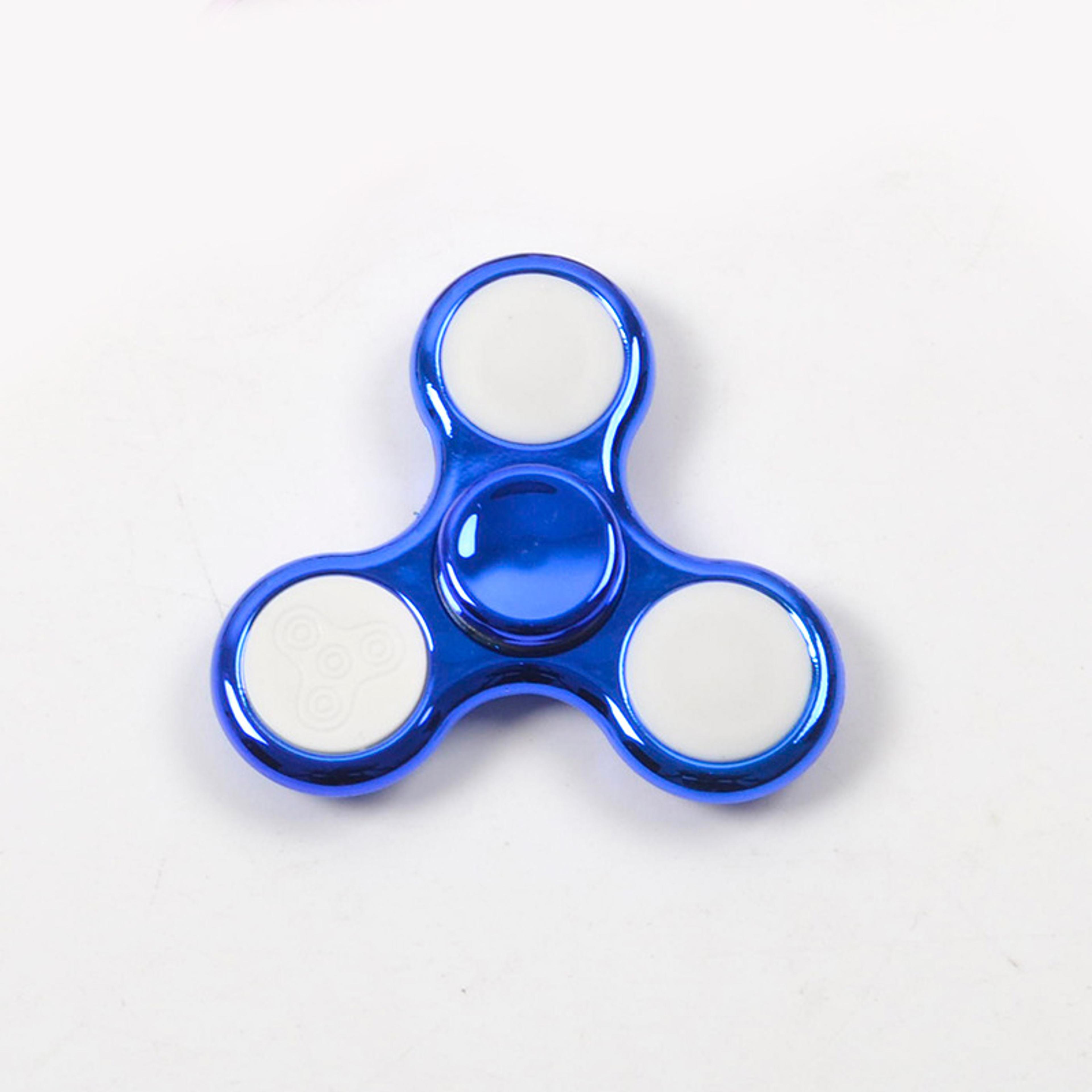 LED Light Fidget Spinner Glow In The Dark Stress Relief Hand Spinner Toy 5