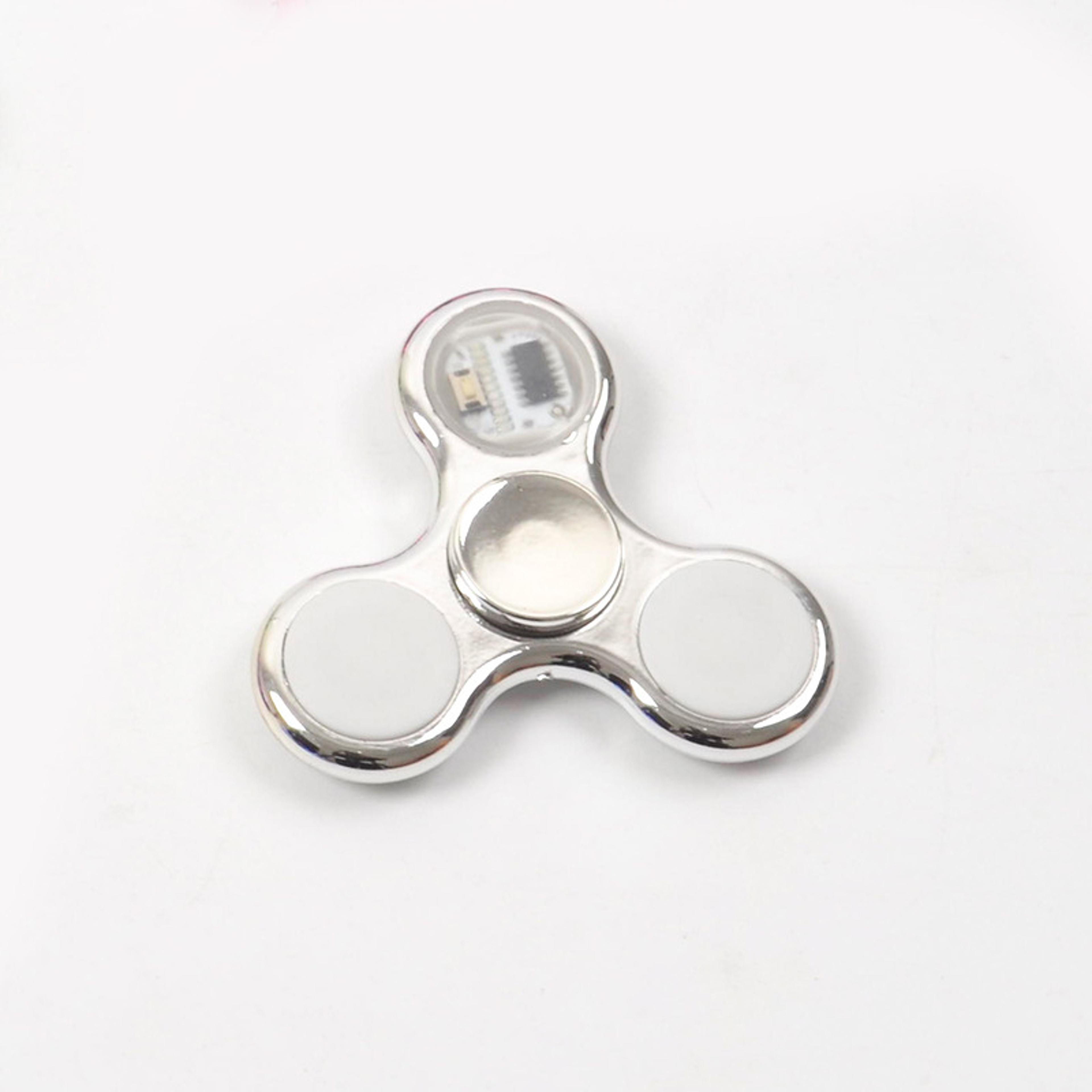 LED Light Fidget Spinner Glow In The Dark Stress Relief Hand Spinner Toy 6