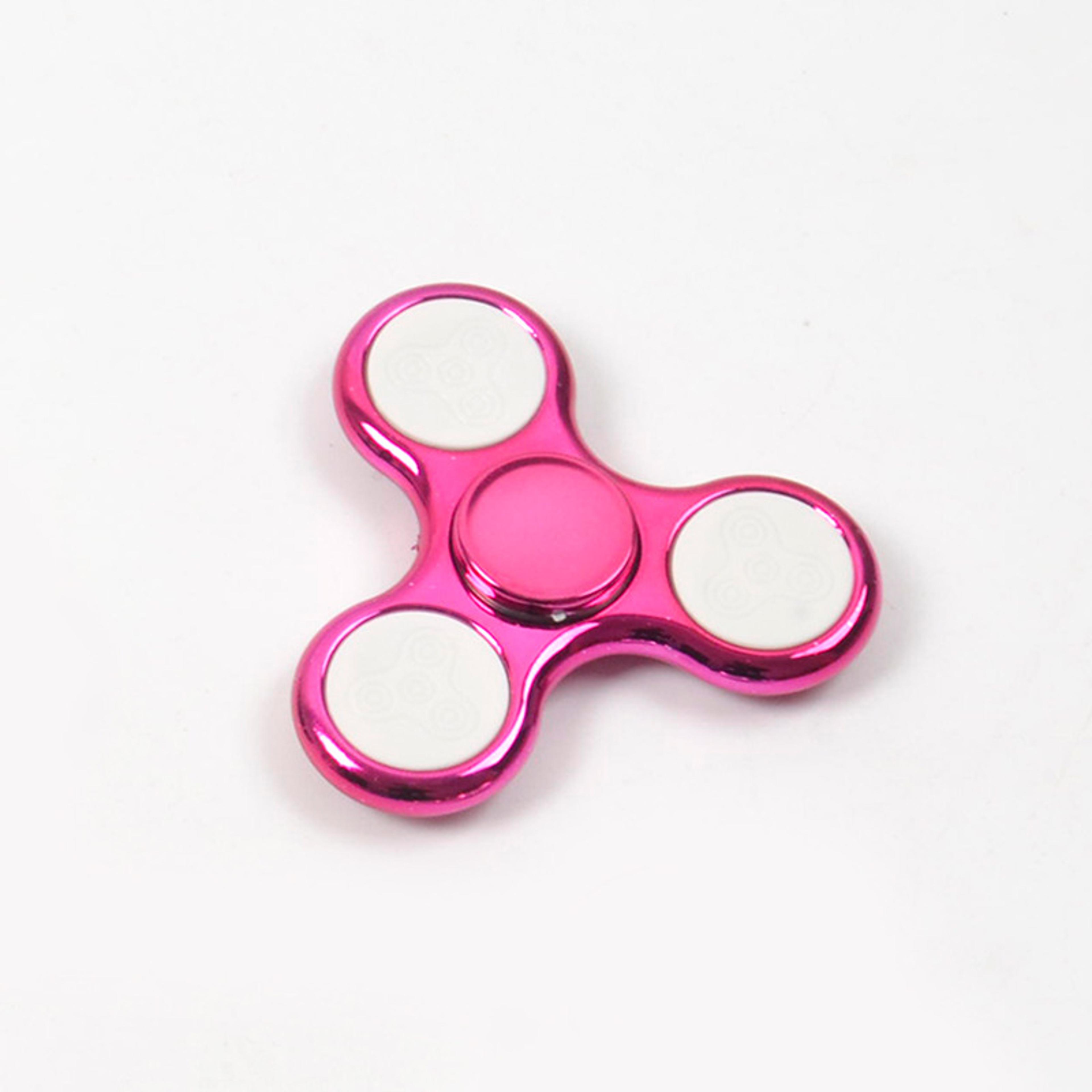 LED Light Fidget Spinner Glow In The Dark Stress Relief Hand Spinner Toy 8