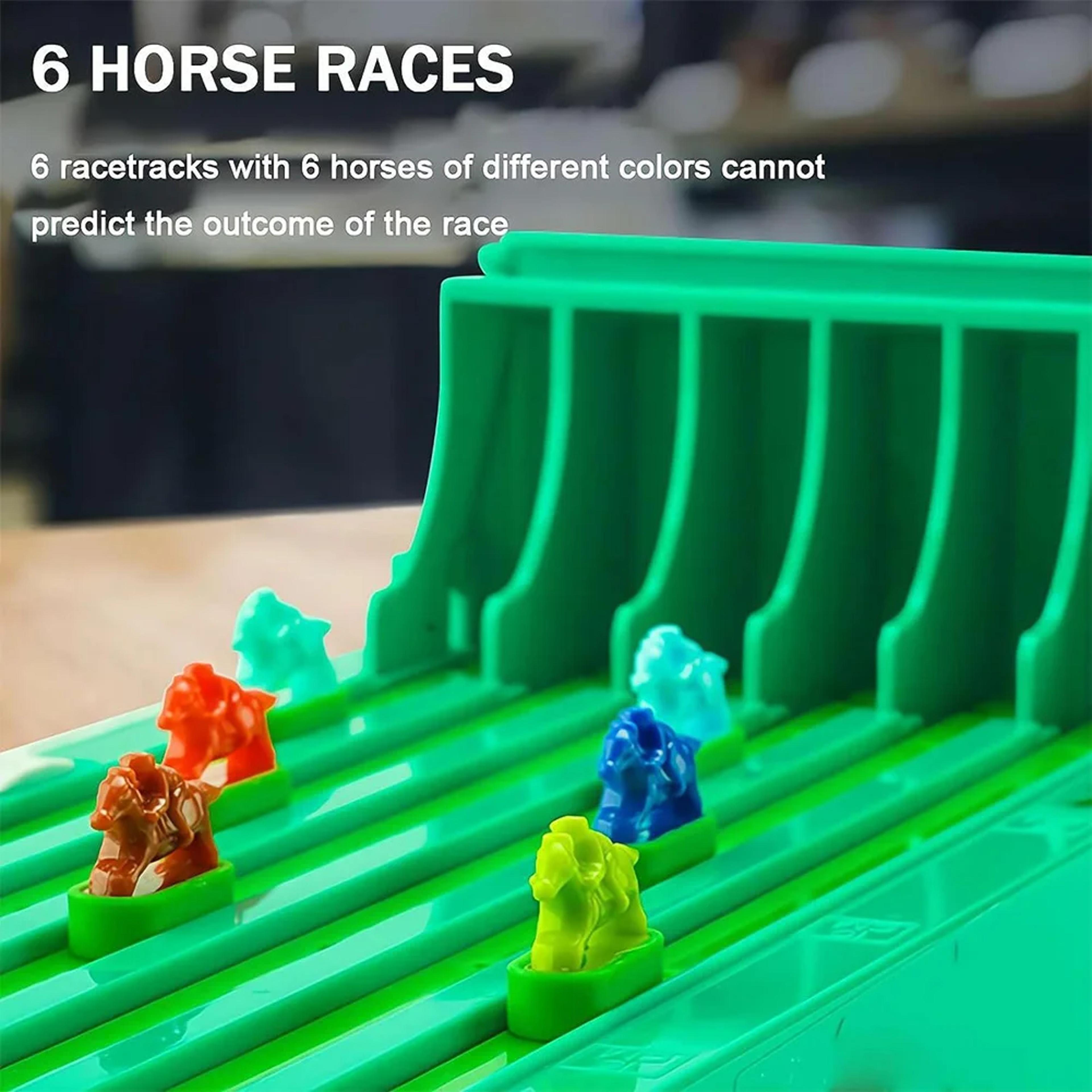 Electronic Horse Racing Game Interactive Family Party Tabletop Toy 2