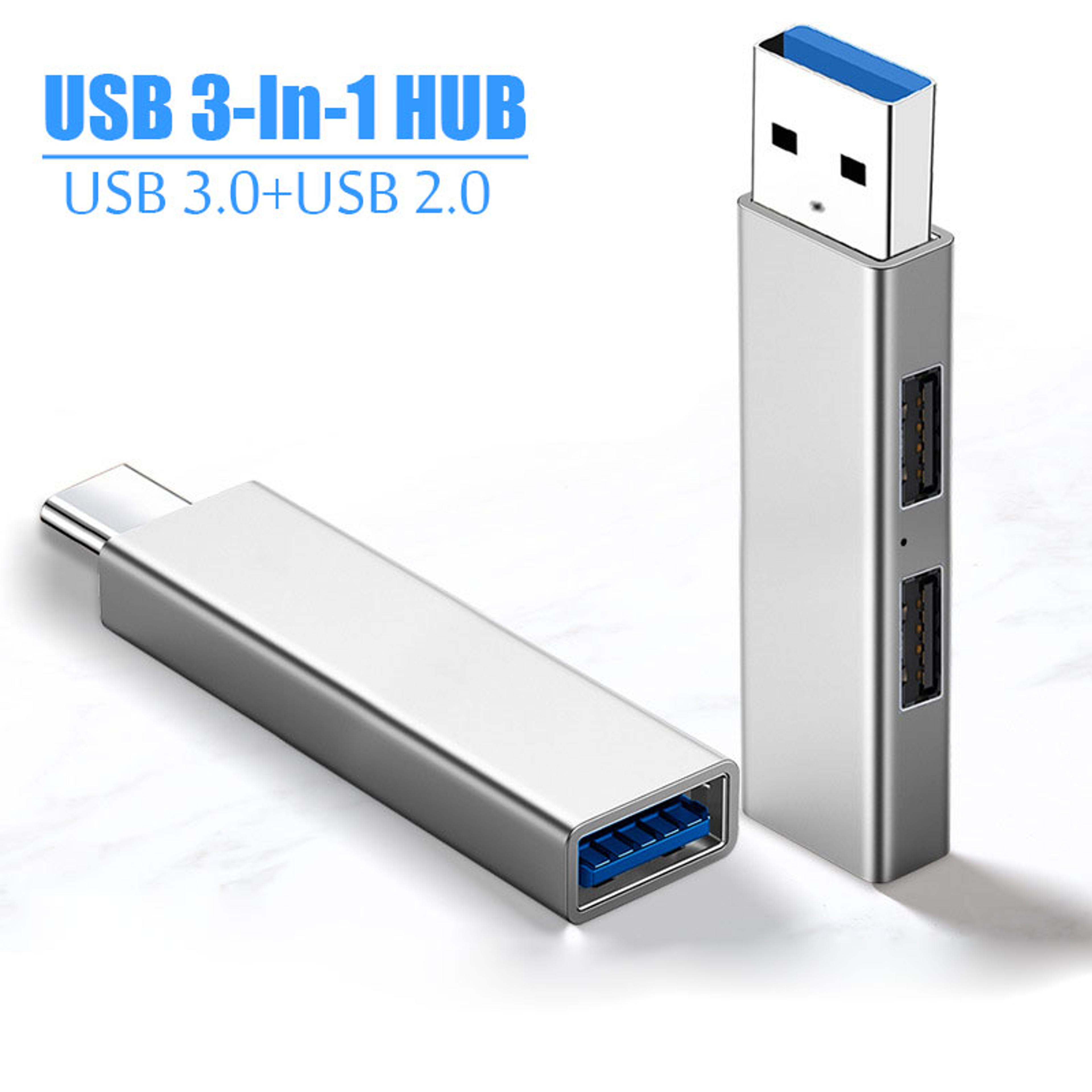 USB Hub Three Port USB Splitter Multi USB Adapter For PC And Laptop 0