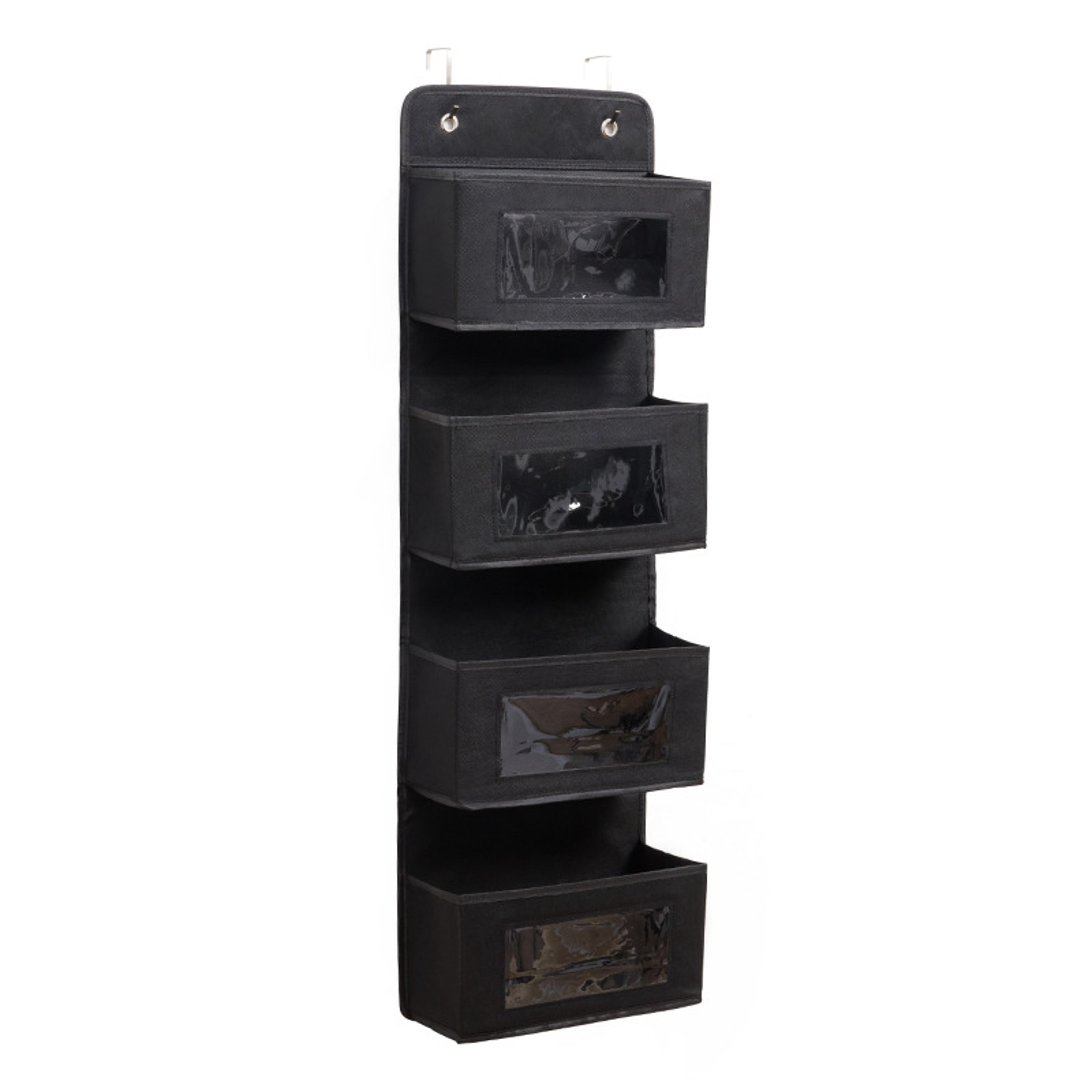 Four Layer Door Hanging Organizer Fabric Storage Bag For Socks Underwear And Small Essentials 7