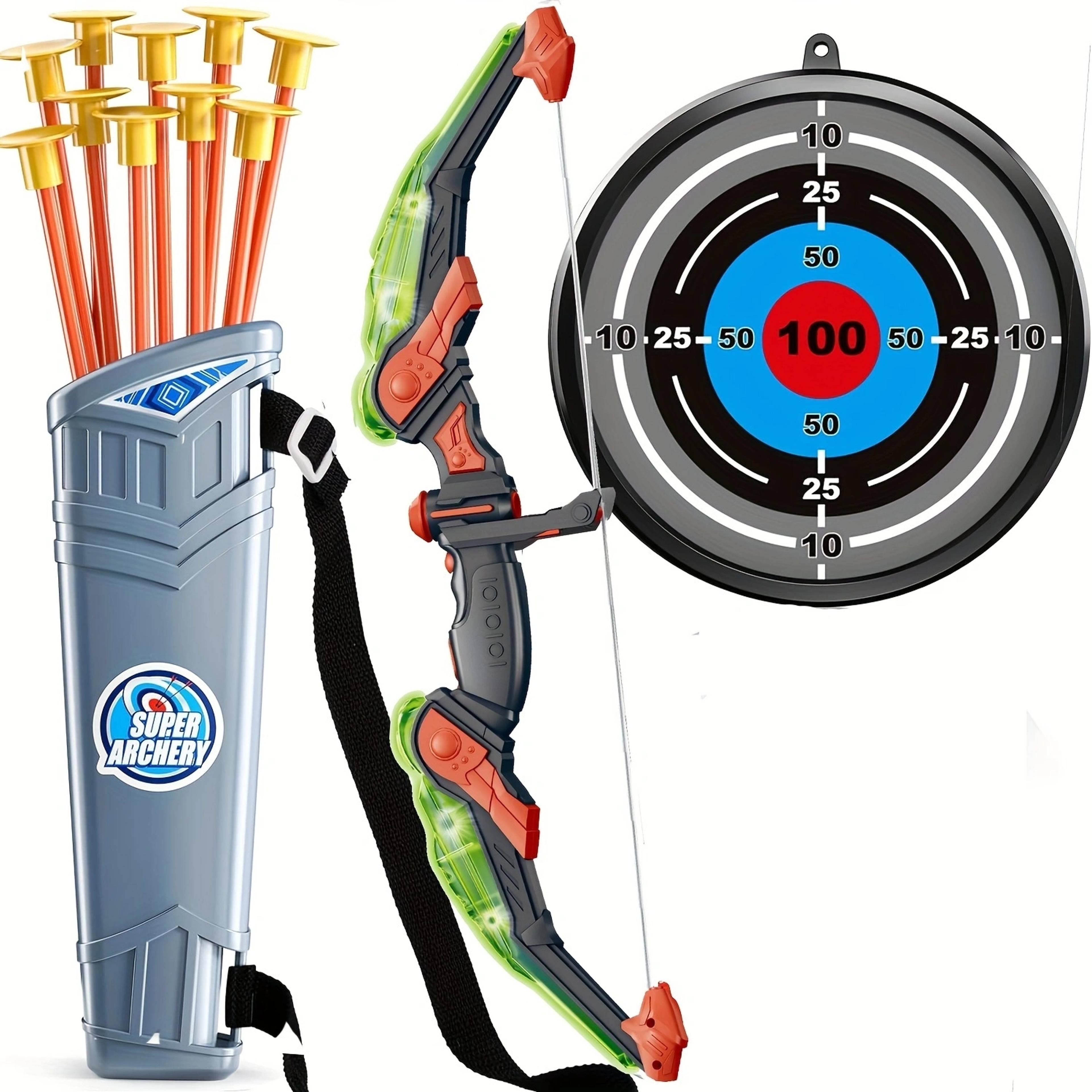 Kids Bow And Arrow Set Indoor Outdoor Archery Toy For Boys And Girls 8