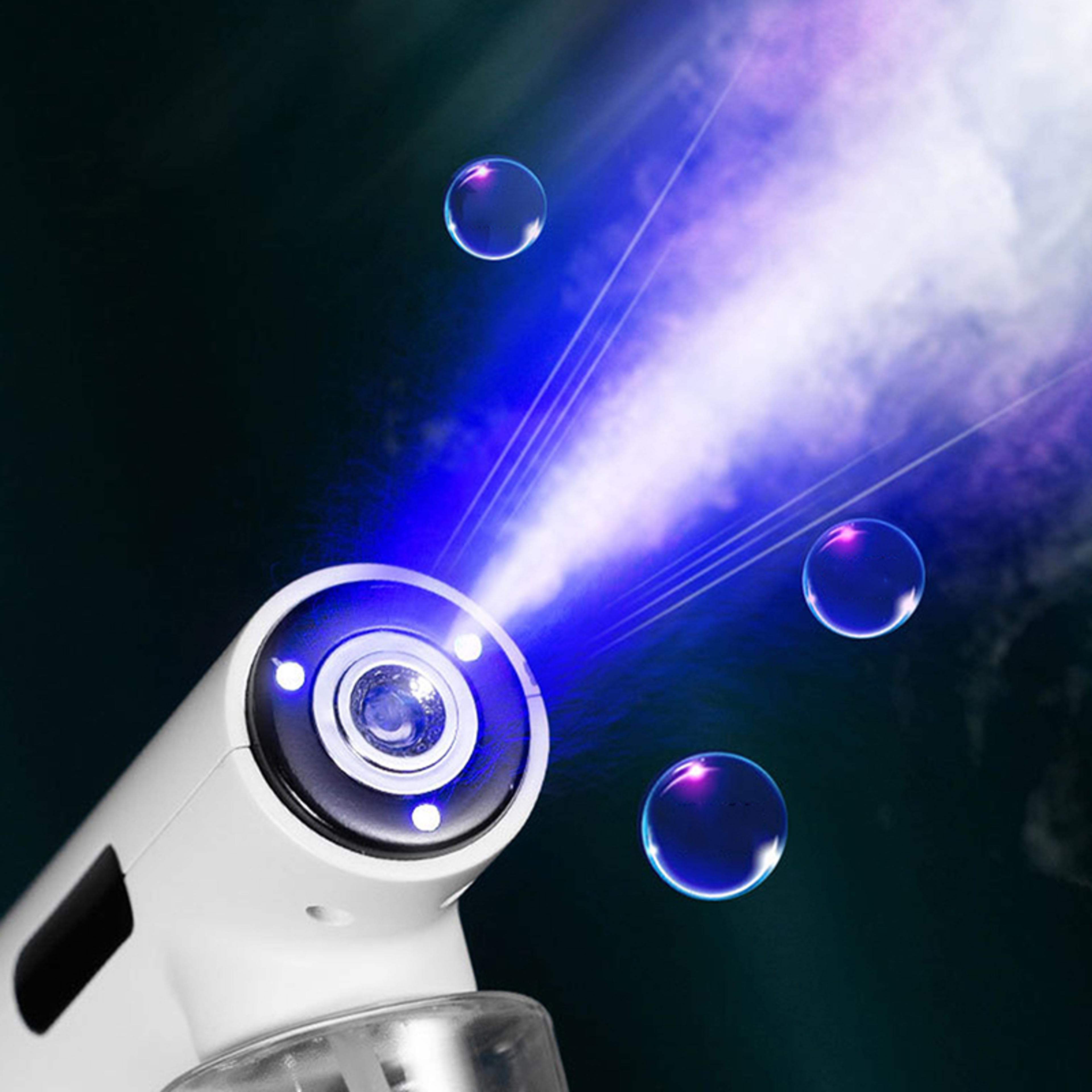 Portable Nano Mist Sprayer Rechargeable Handheld Atomizer With Blue Light 3