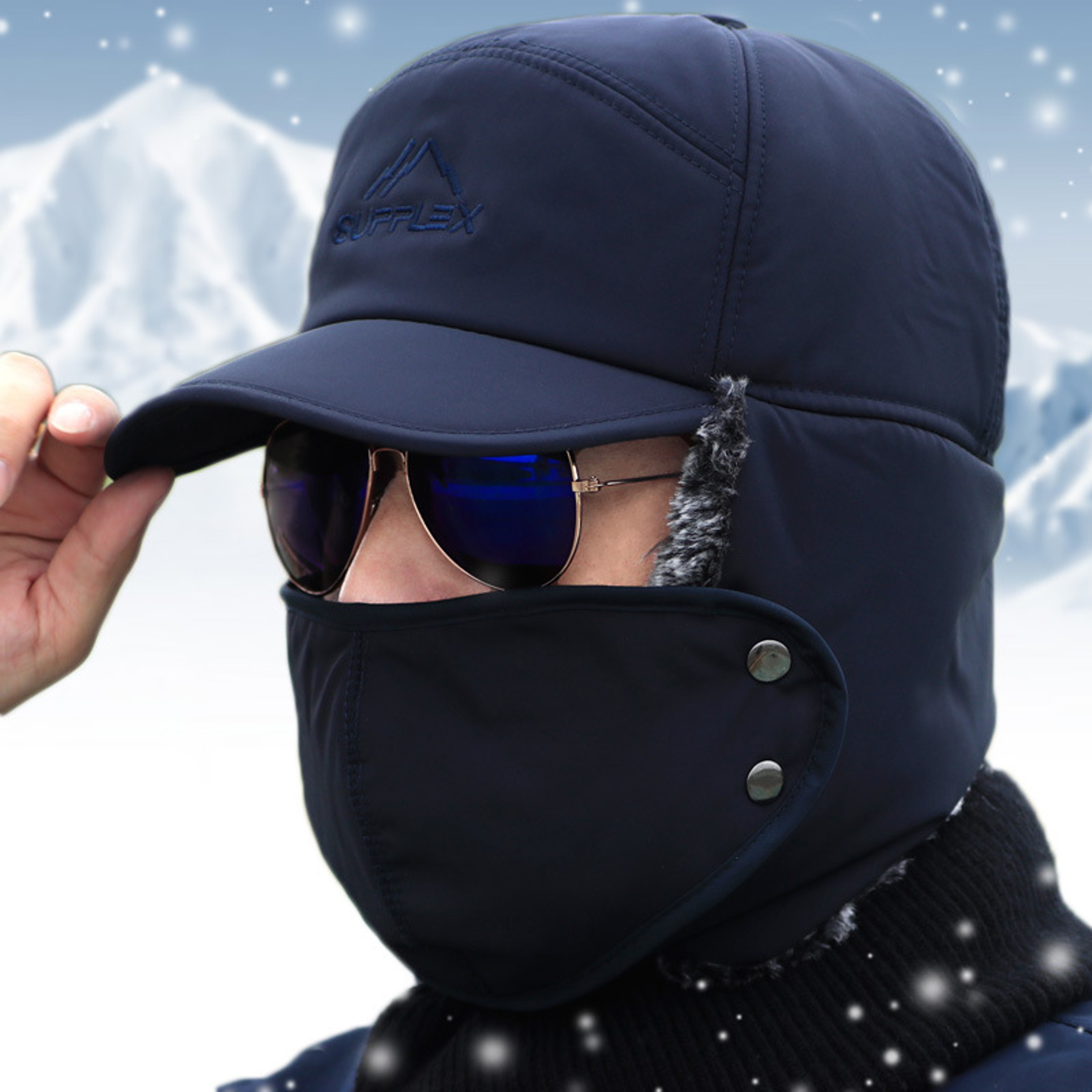 Winter Faux Fur Ear Flap Trapper Hat For Men And Women 1