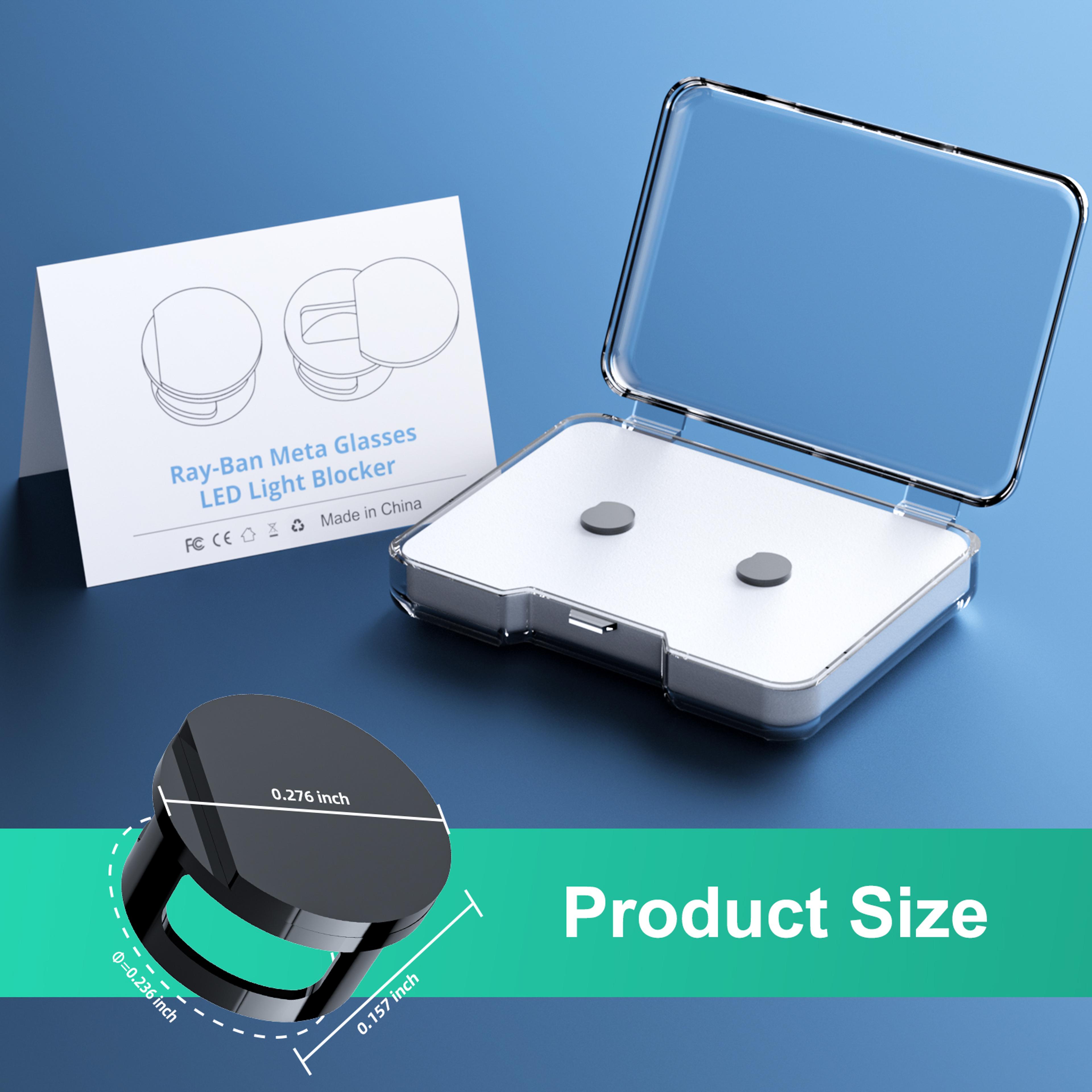 Smart Glasses Camera Lens Cover LED Light Blocker Protective Slide Cap 5