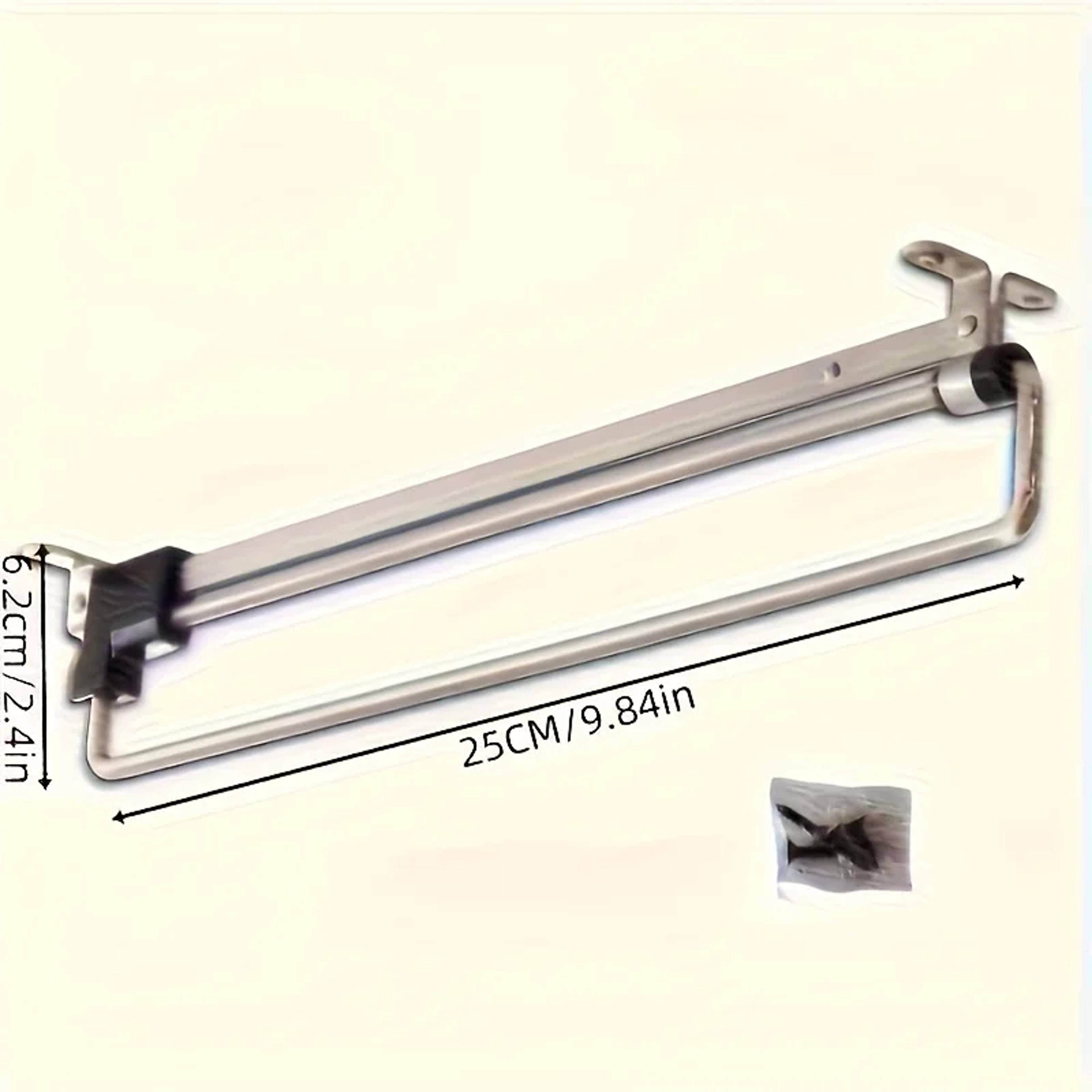 Adjustable Pull Out Closet Rod Space Saving Wardrobe Hanging Rail 5