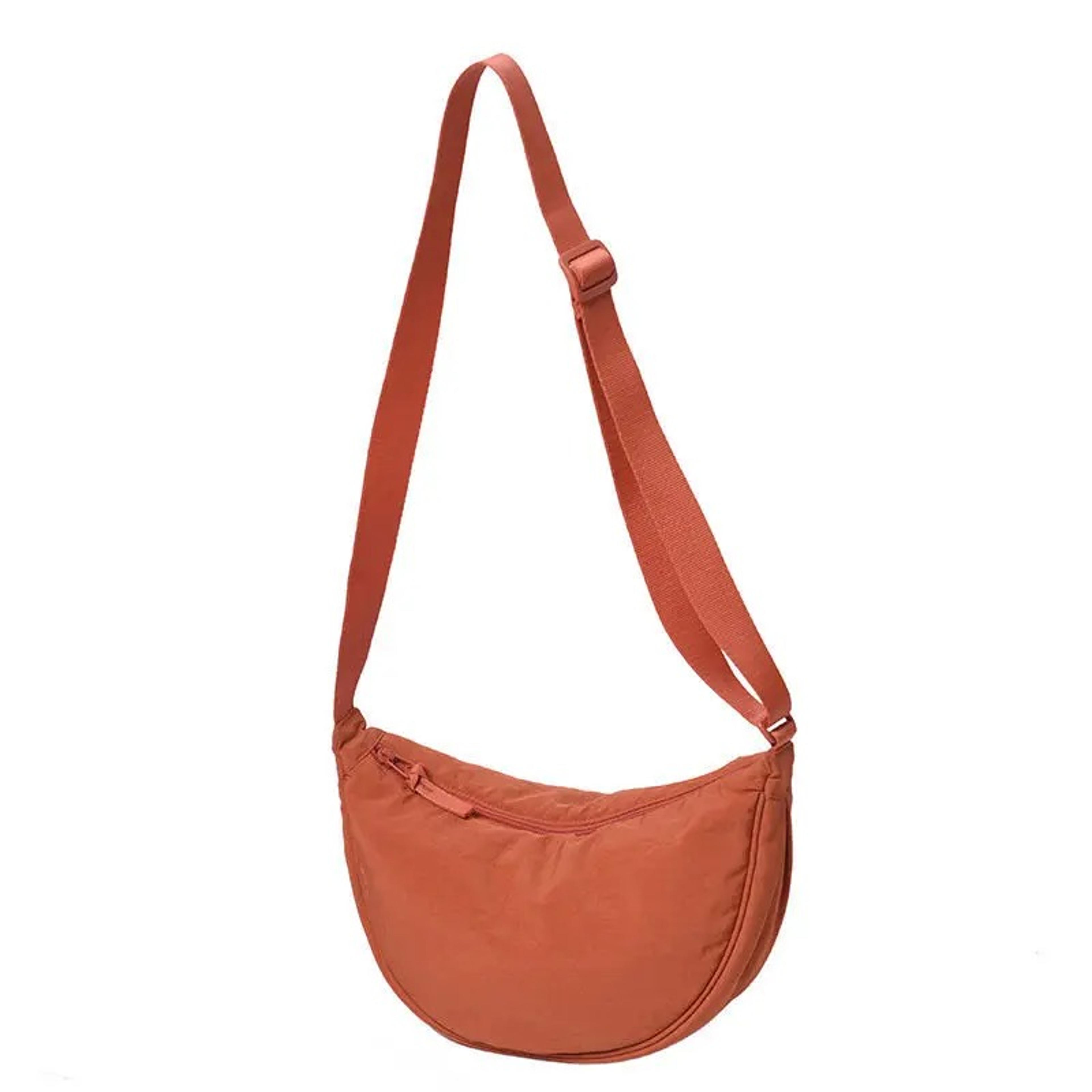 Solid Color Nylon Chest Bag Crossbody Shoulder Bag For Travel And Daily Use 4