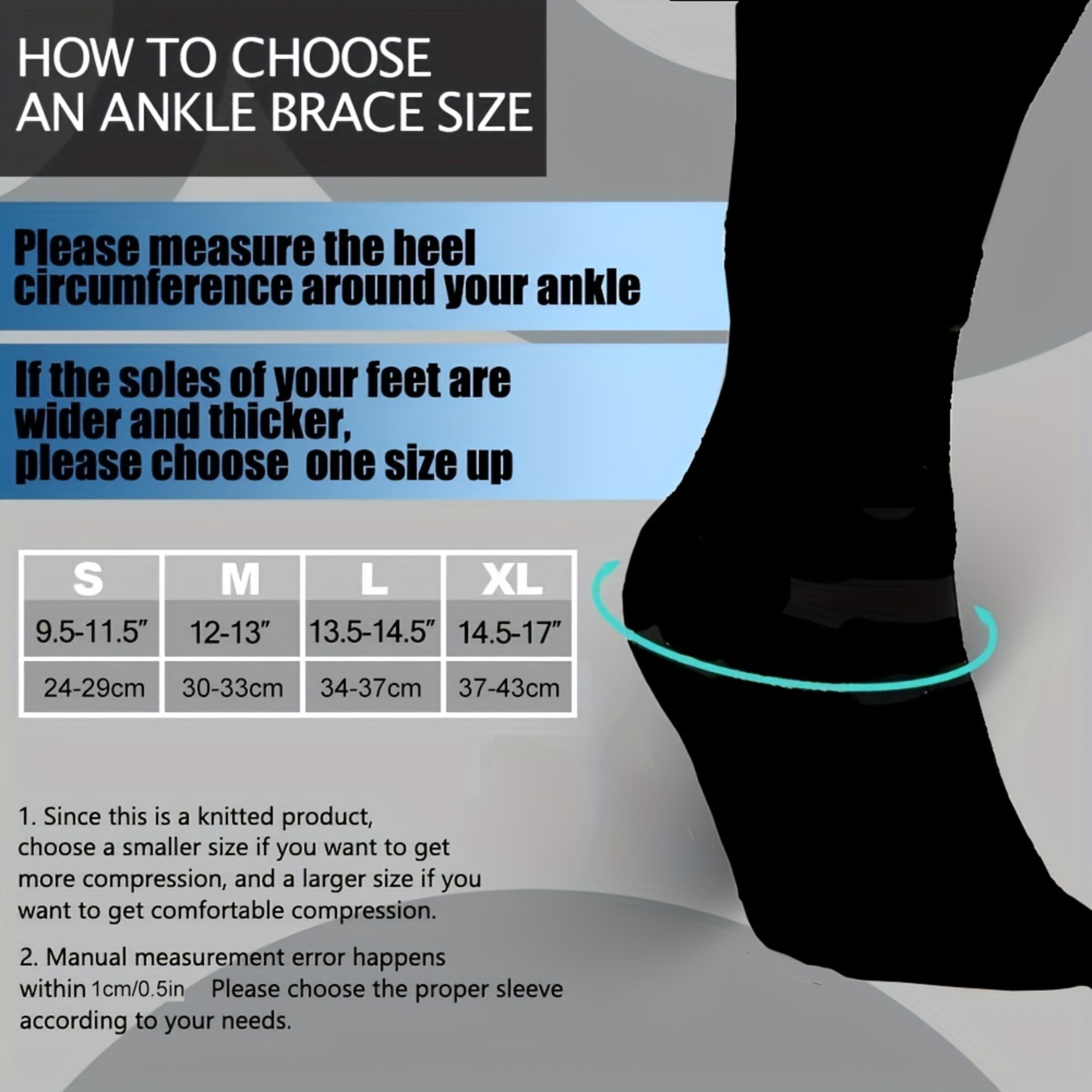 Knitted Ankle Compression Sleeve For Basketball Football Cycling Volleyball And Tennis 2