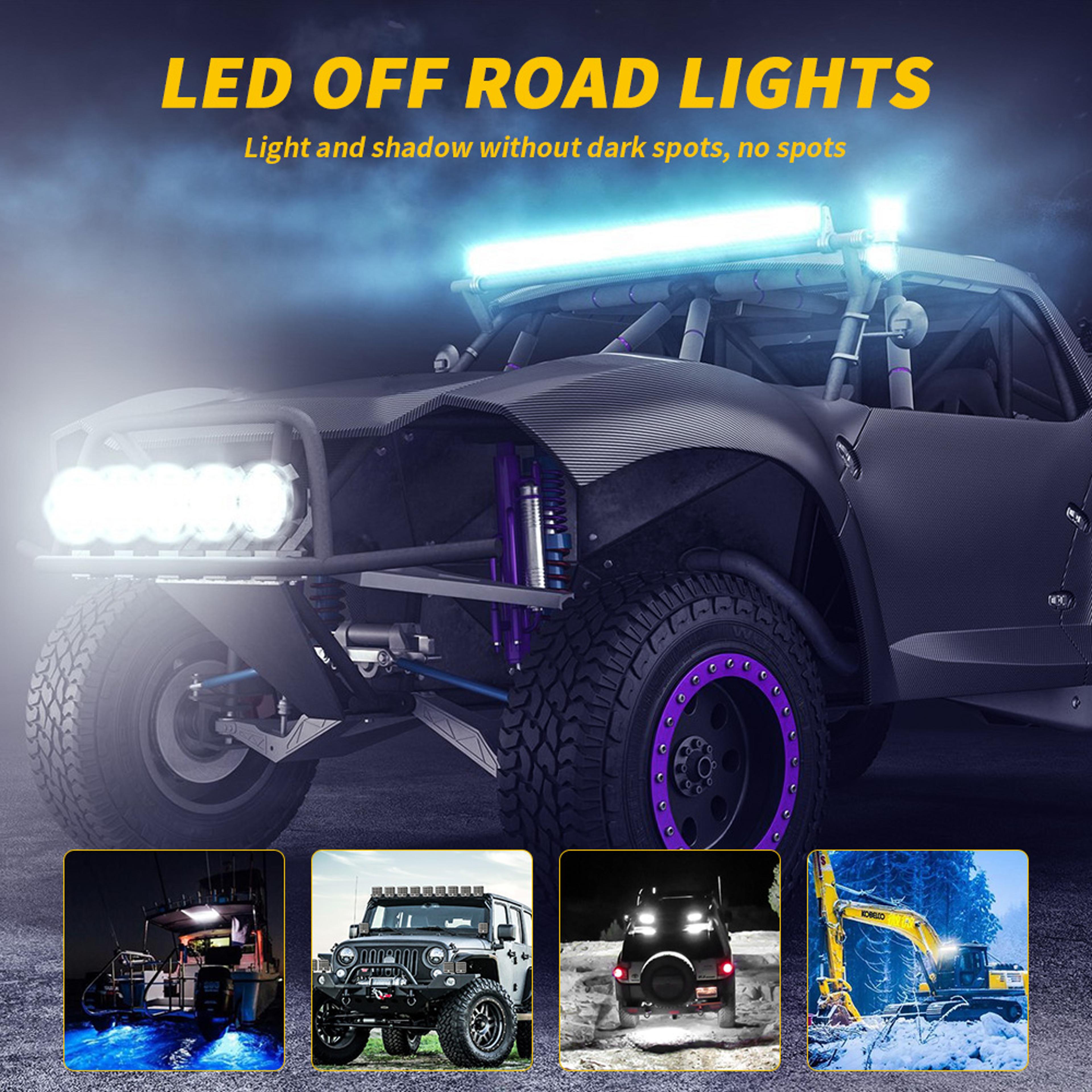 High Power Waterproof LED Work Light Bar OffRoad Spotlight For Trucks And SUV Vehicles 2