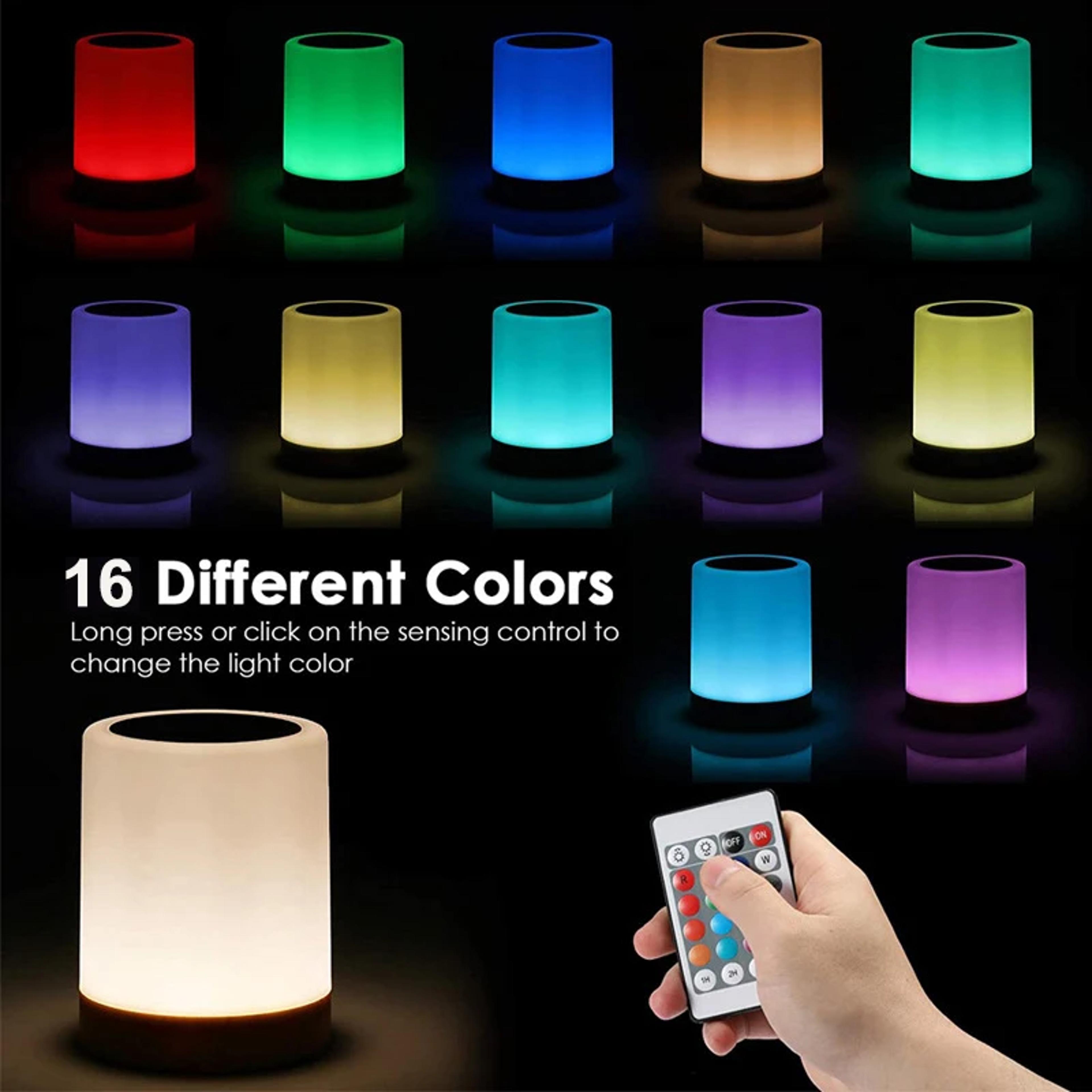 RGB Touch Night Light USB Rechargeable LED Table Lamp 3