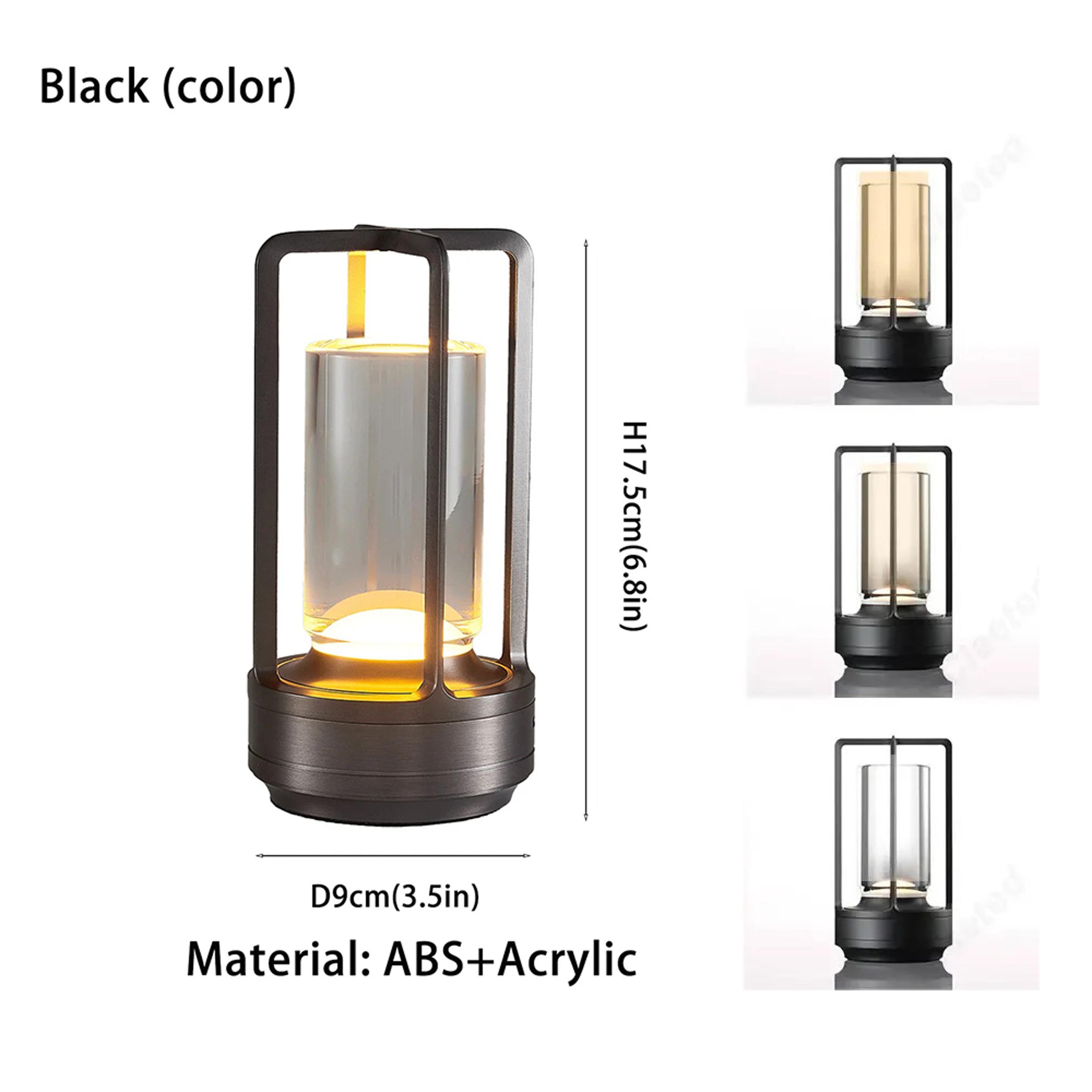 Rechargeable LED Cordless Table Lamp Touch Control Night Light 7