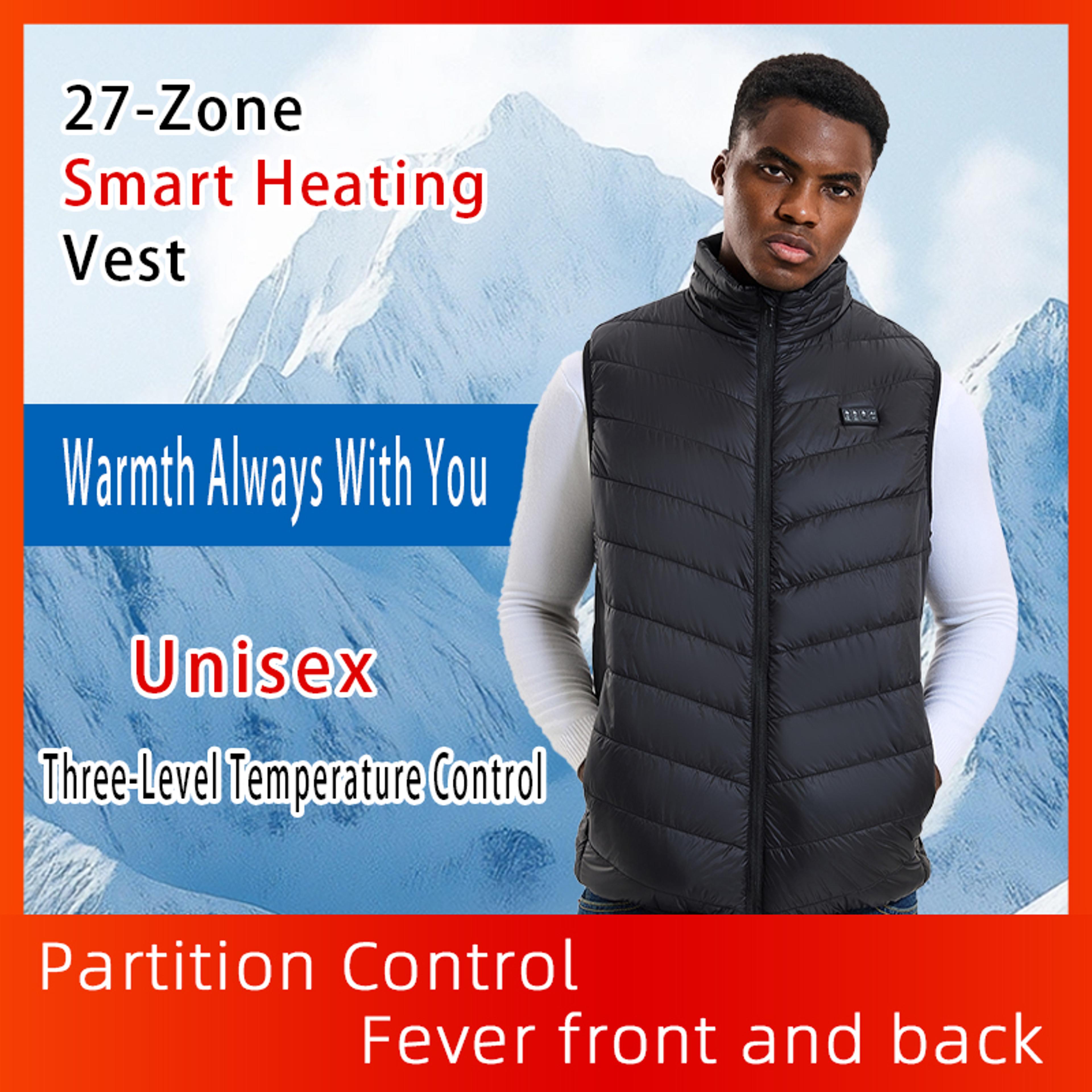 Smart Heated Vest Unisex USB Powered Winter Warmth Jacket 2