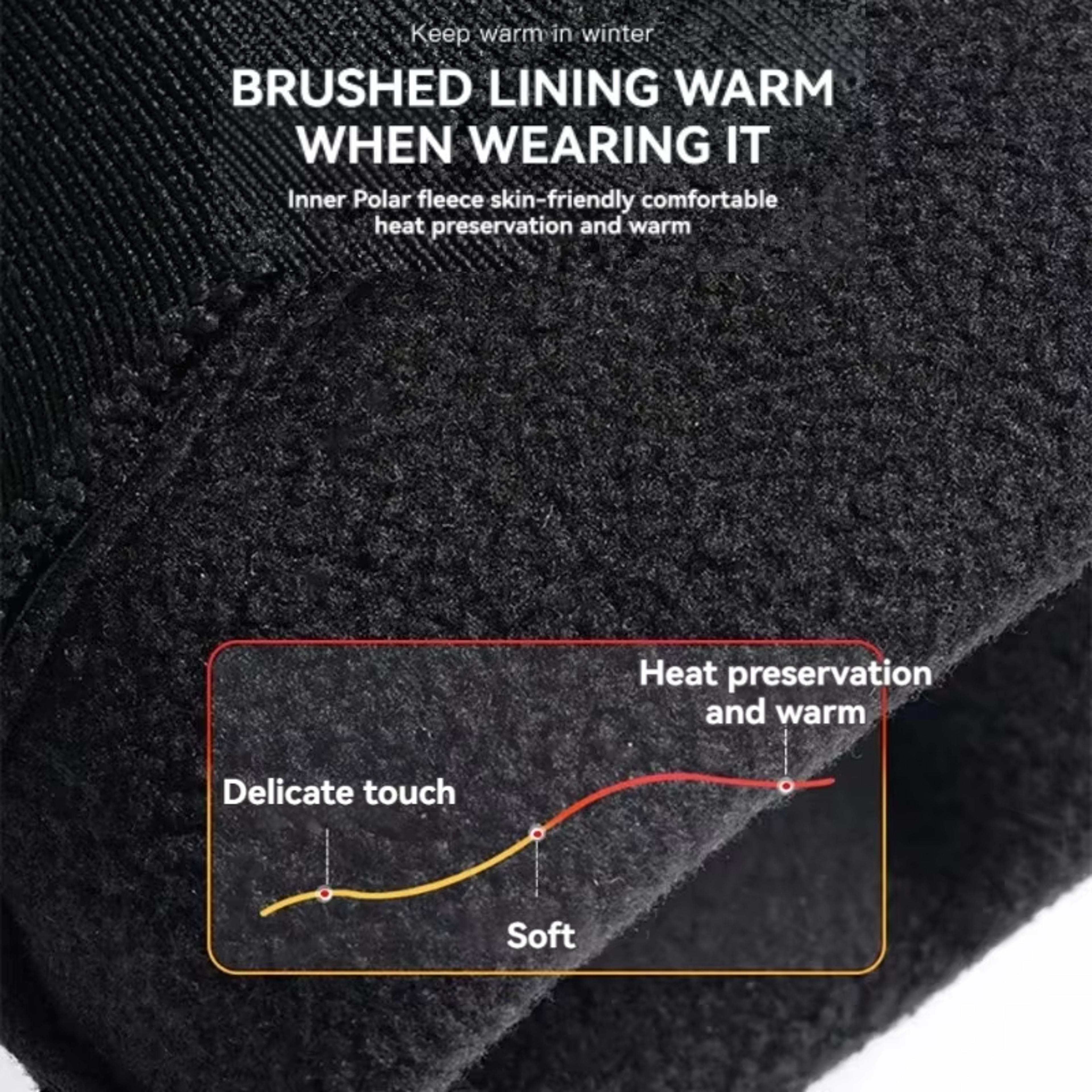 Unisex Winter Warm Gloves Windproof Waterproof Extended Thickened Touchscreen Cycling Skiing Gloves 5