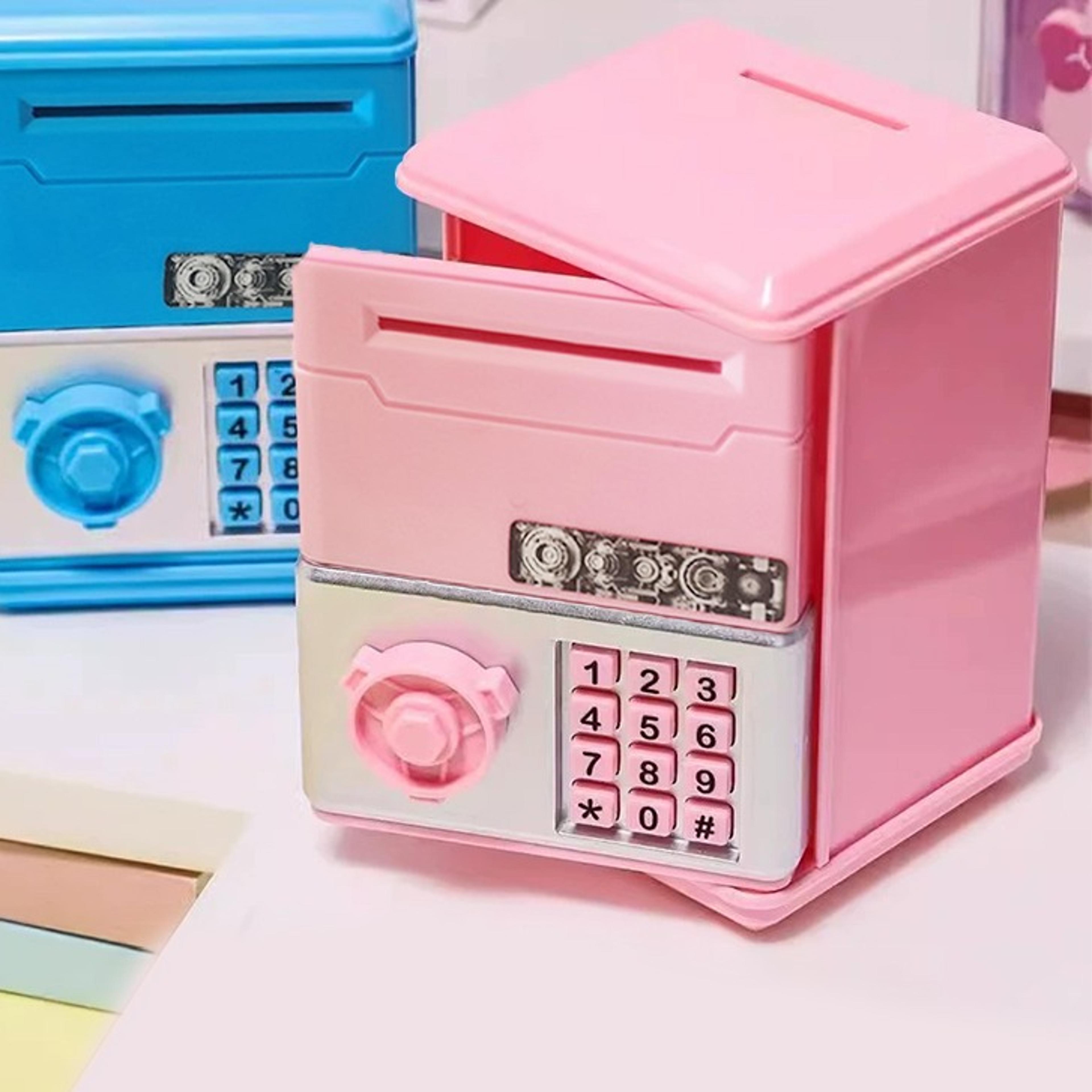 creative mini size children's savings bank toy piggy bank storage box