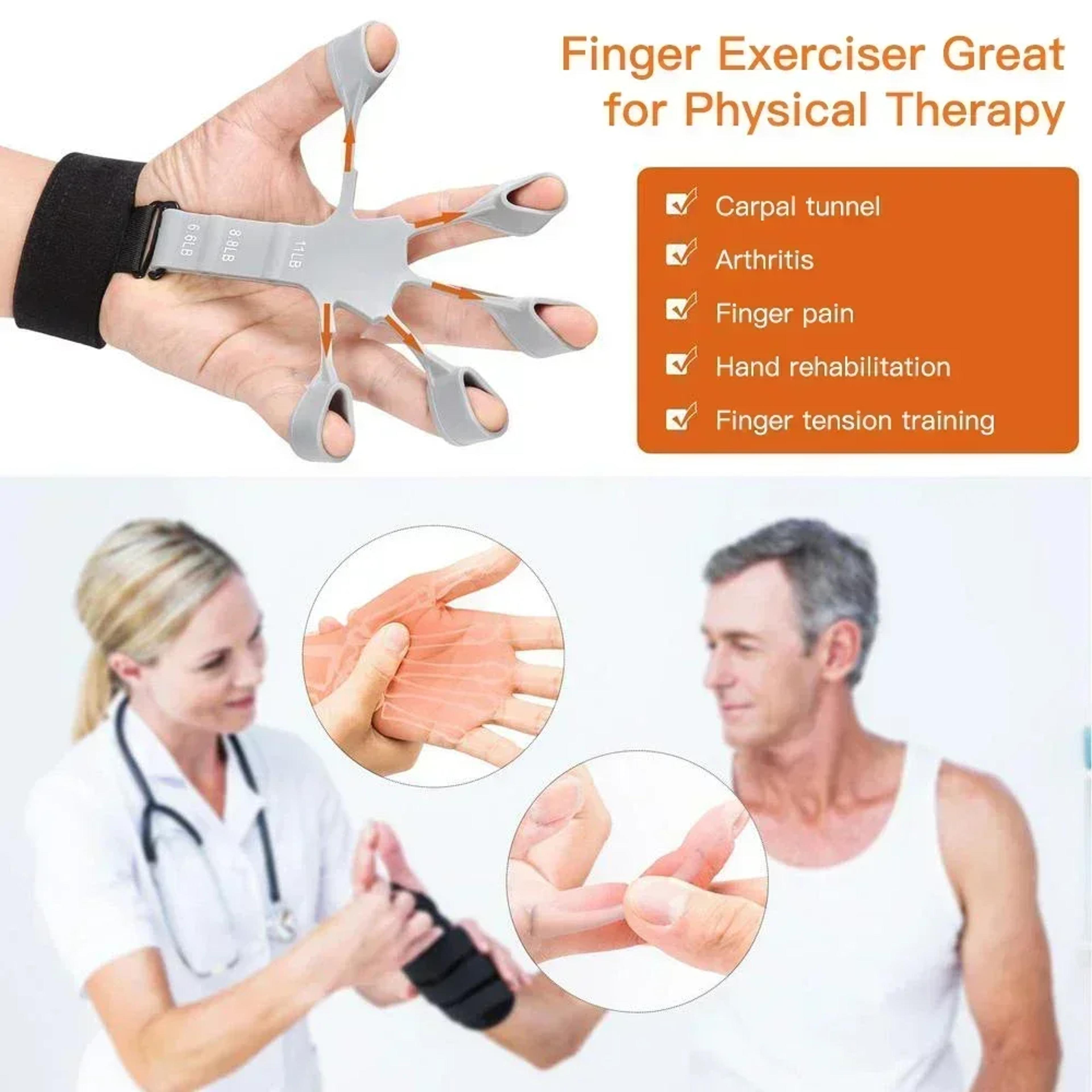 Hand Grip Strengthener 6th Level Resistance Guitar Finger Trainer 5
