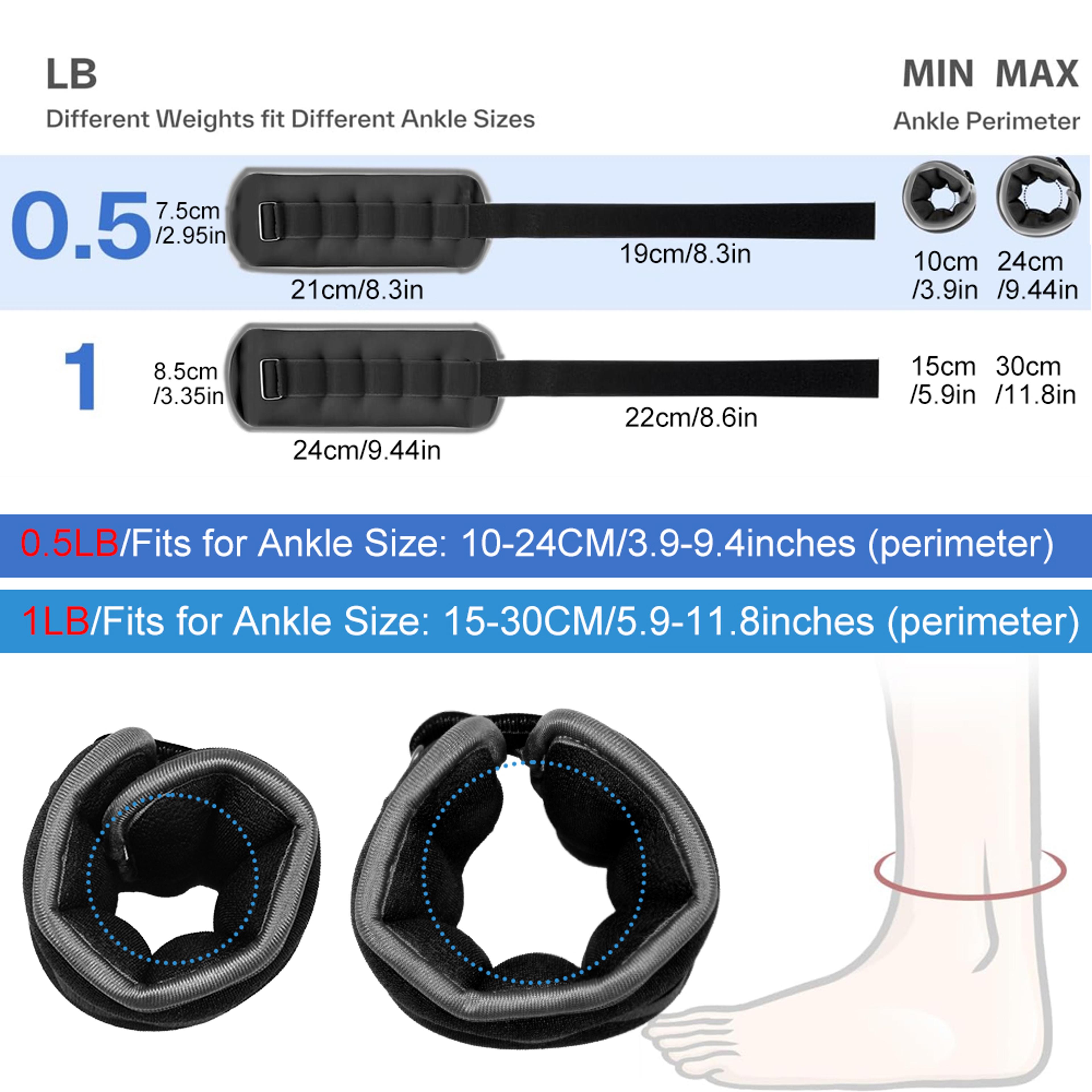 Adjustable Ankle And Wrist Weights Neoprene Straps For Running Yoga And Strength Training 5