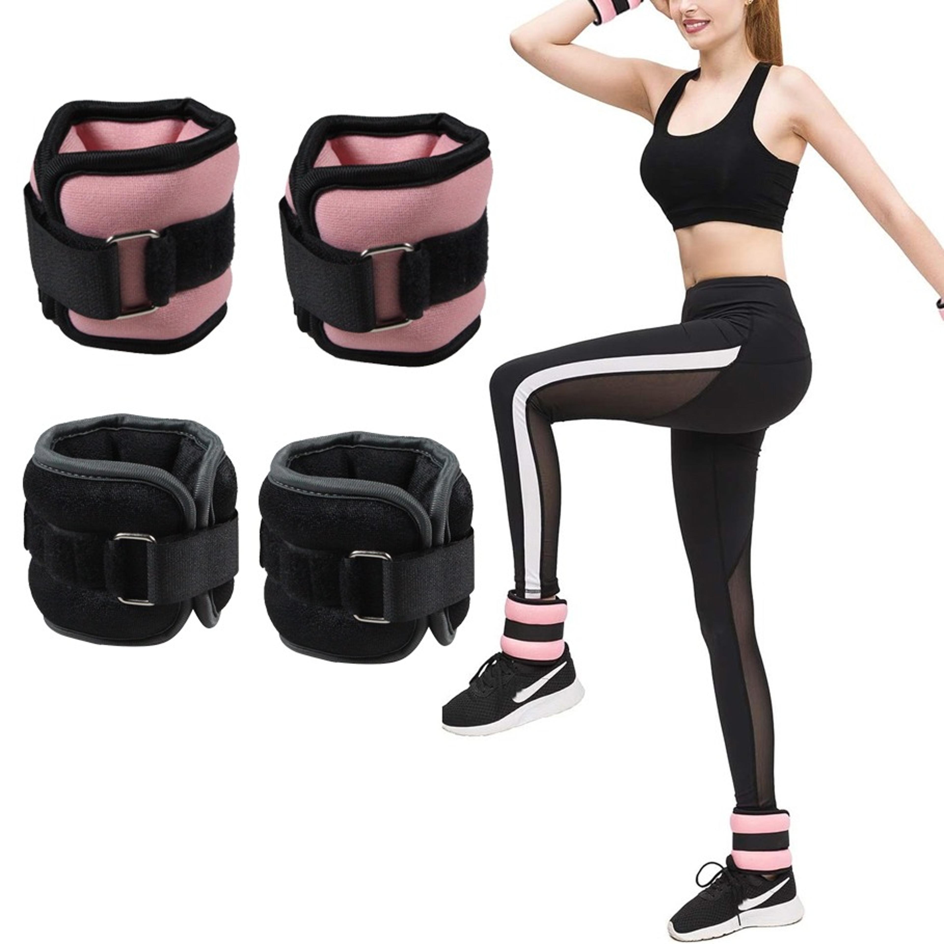 adjustable ankle and wrist weights neoprene straps for running yoga and strength training