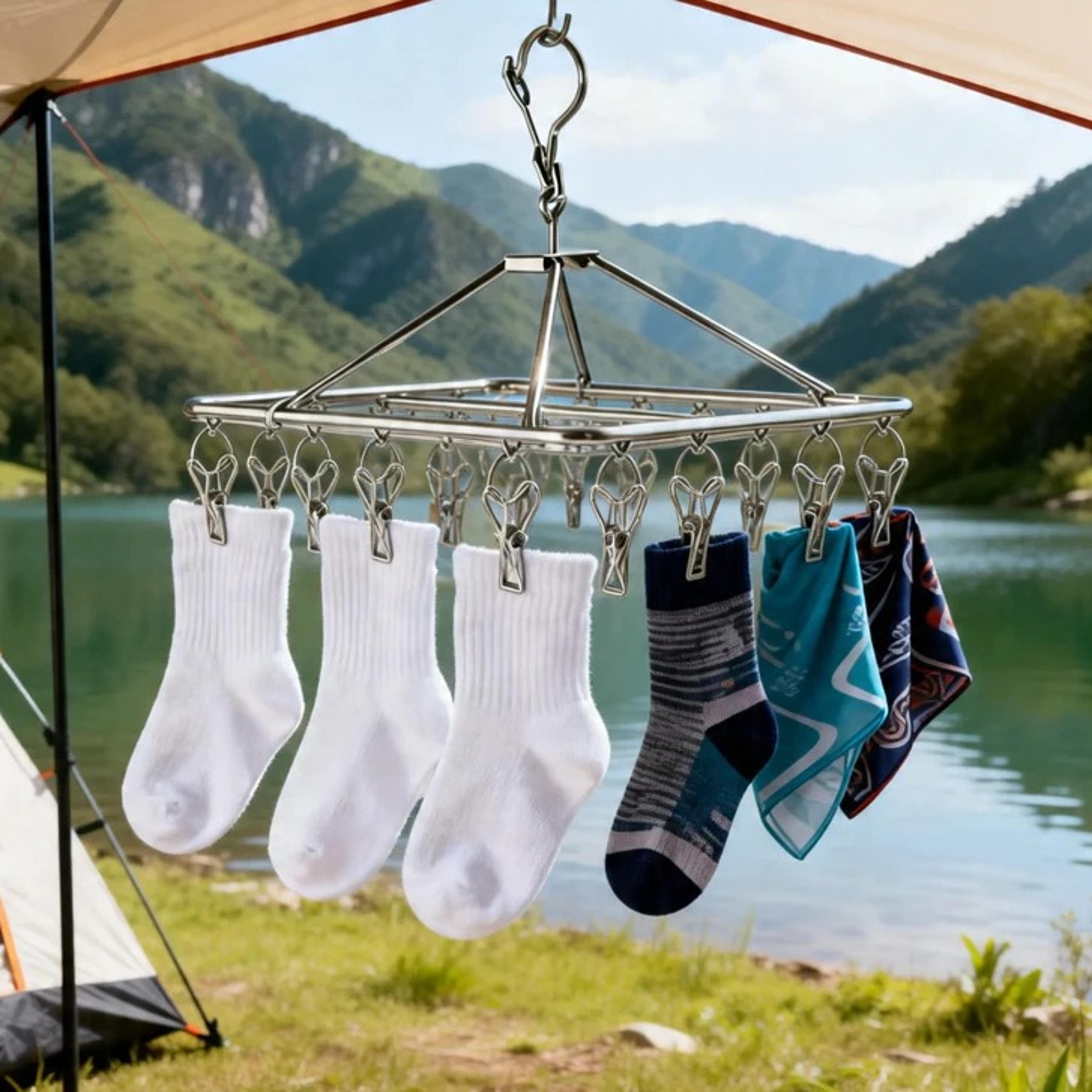 Stainless Steel Windproof Clothespins for Clothesline and Drying Rackjpg