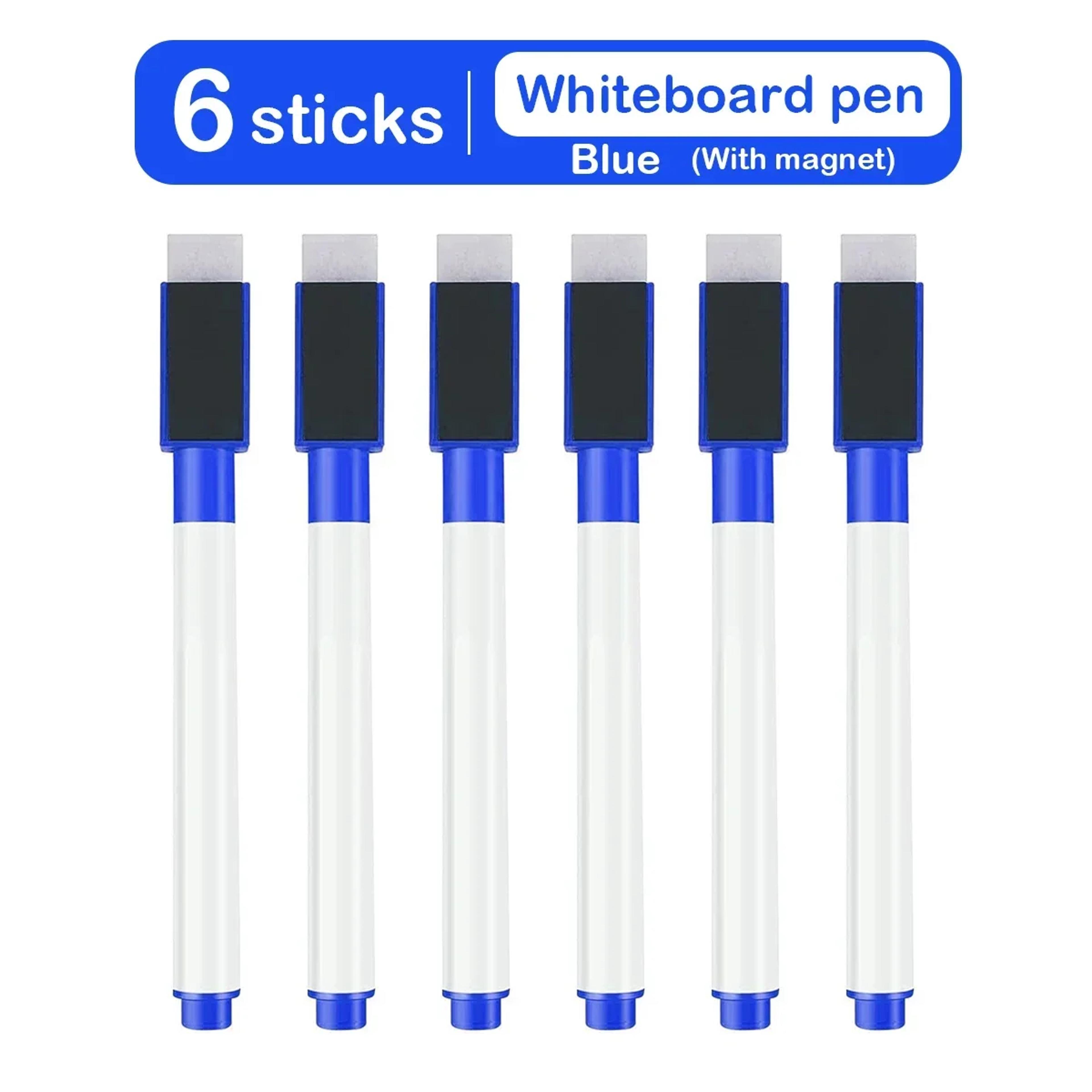 Magnetic Erasable Whiteboard Pens Six Piece Refillable Marker Set 9