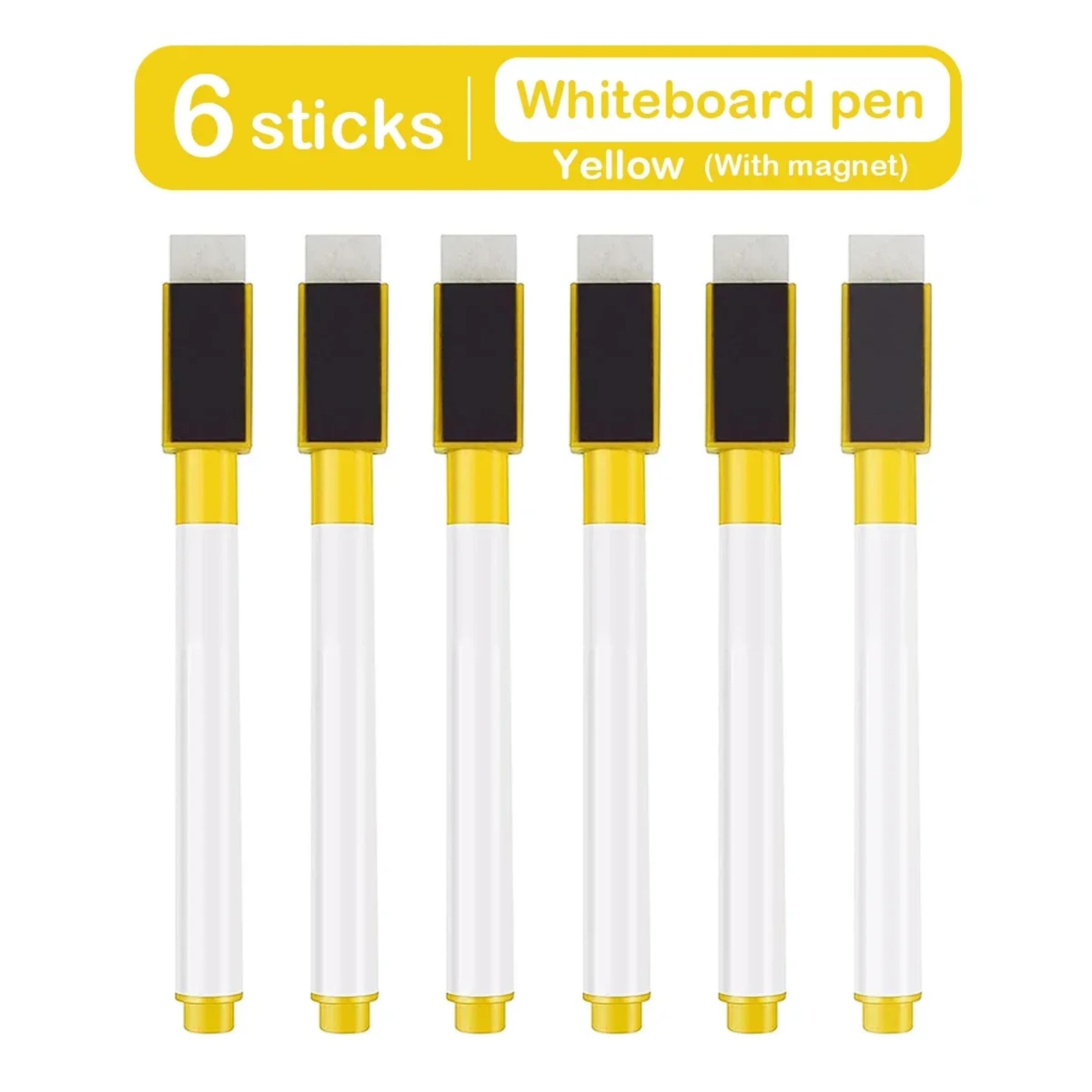 Magnetic Erasable Whiteboard Pens Six Piece Refillable Marker Set 13