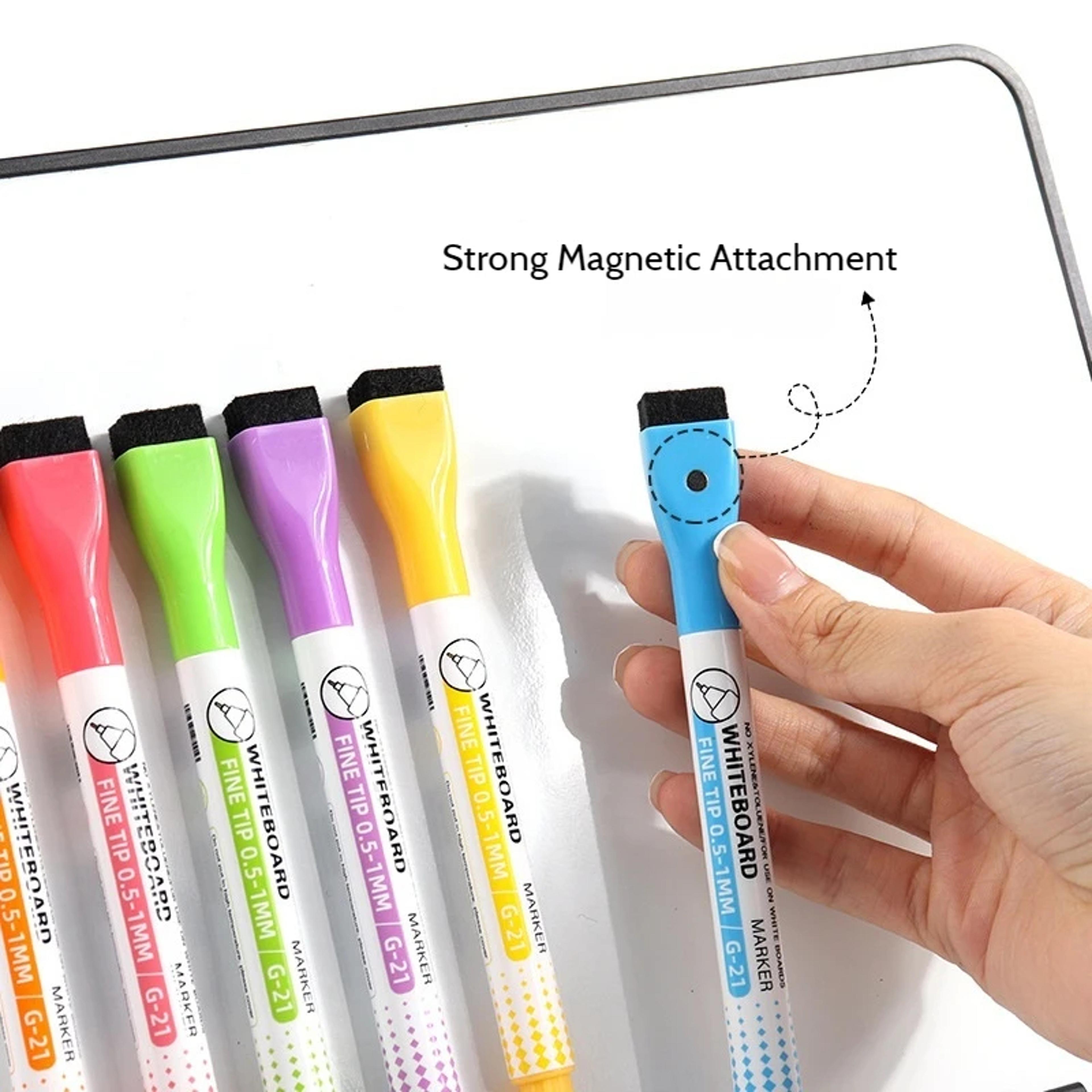 Magnetic Dry Erase Markers With Extra Fine Tips 1