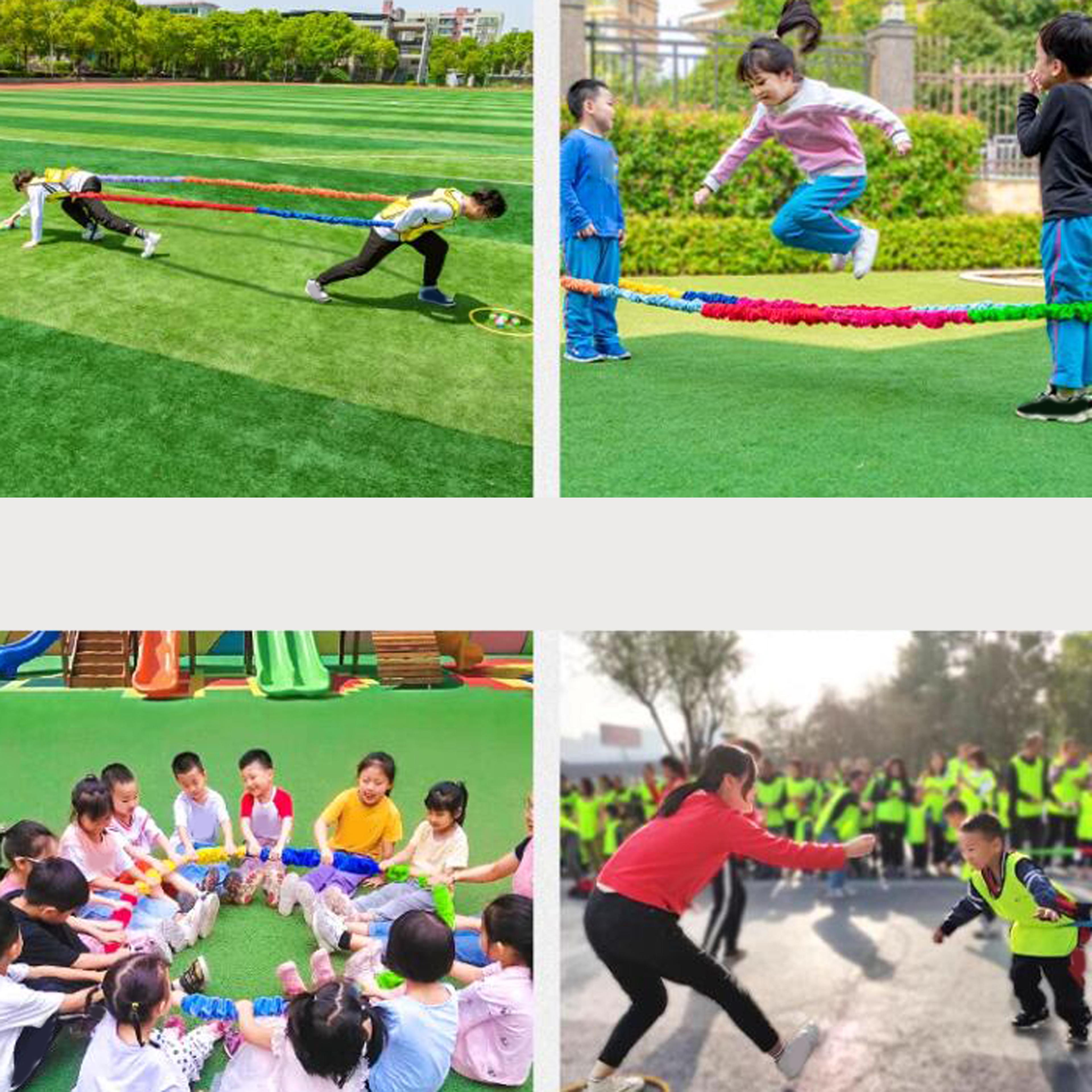 Outdoor Elastic Rope Loops For Team Building Games And Group Activities 2
