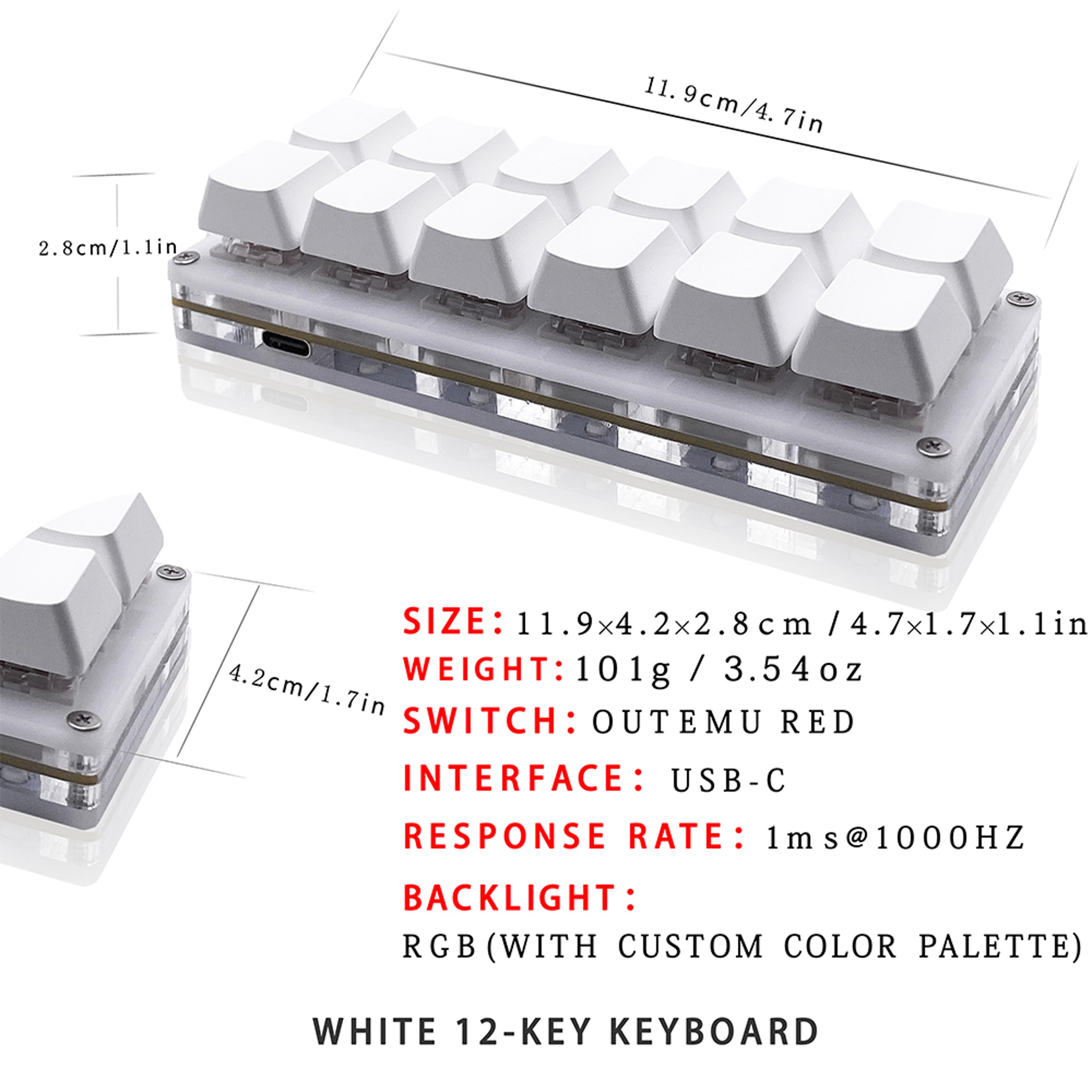 Programmable Mechanical Gaming Keypad With USBC Wired Connection 3
