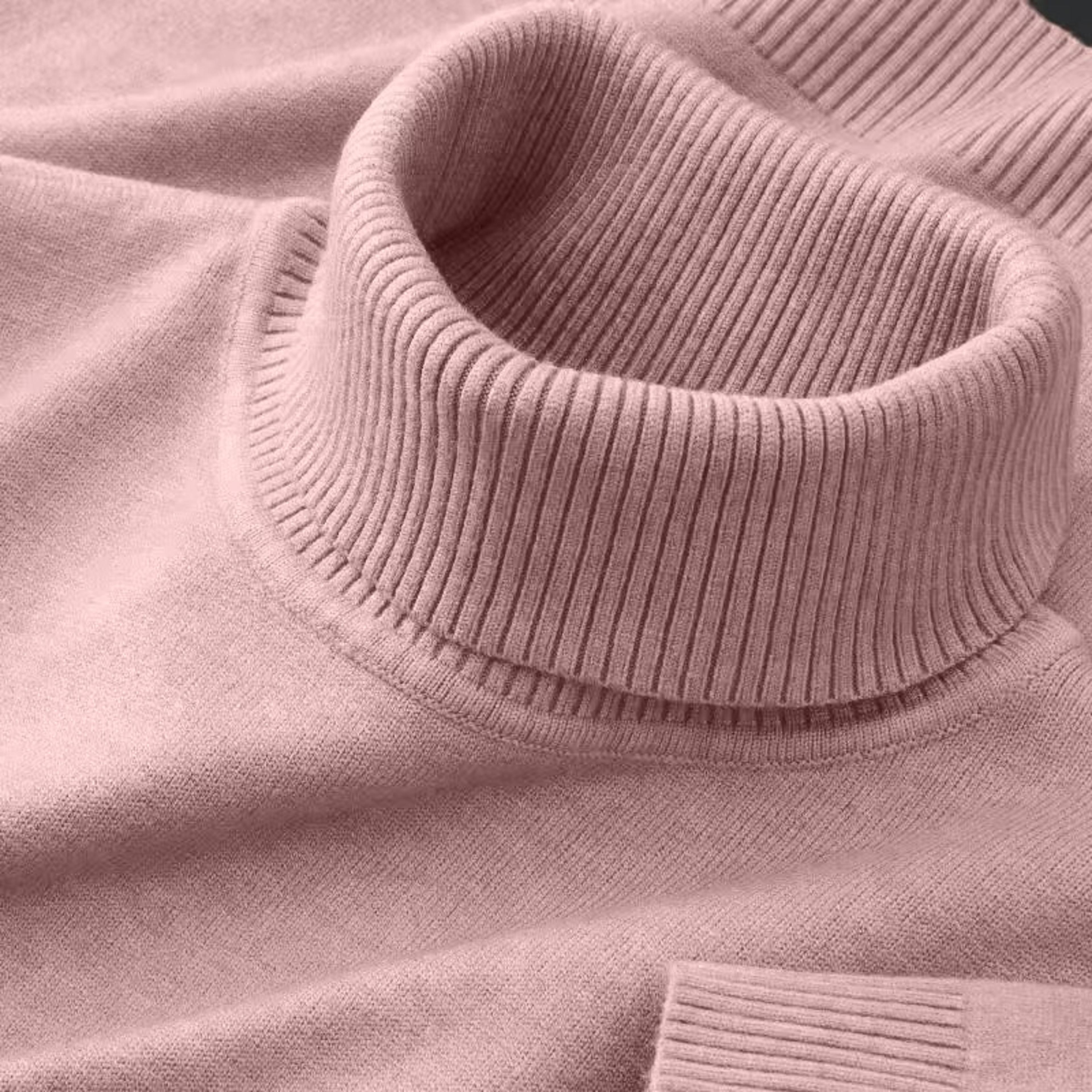 Mens Knitted Turtleneck Sweater Warm Breathable Long Sleeve Pullover 10