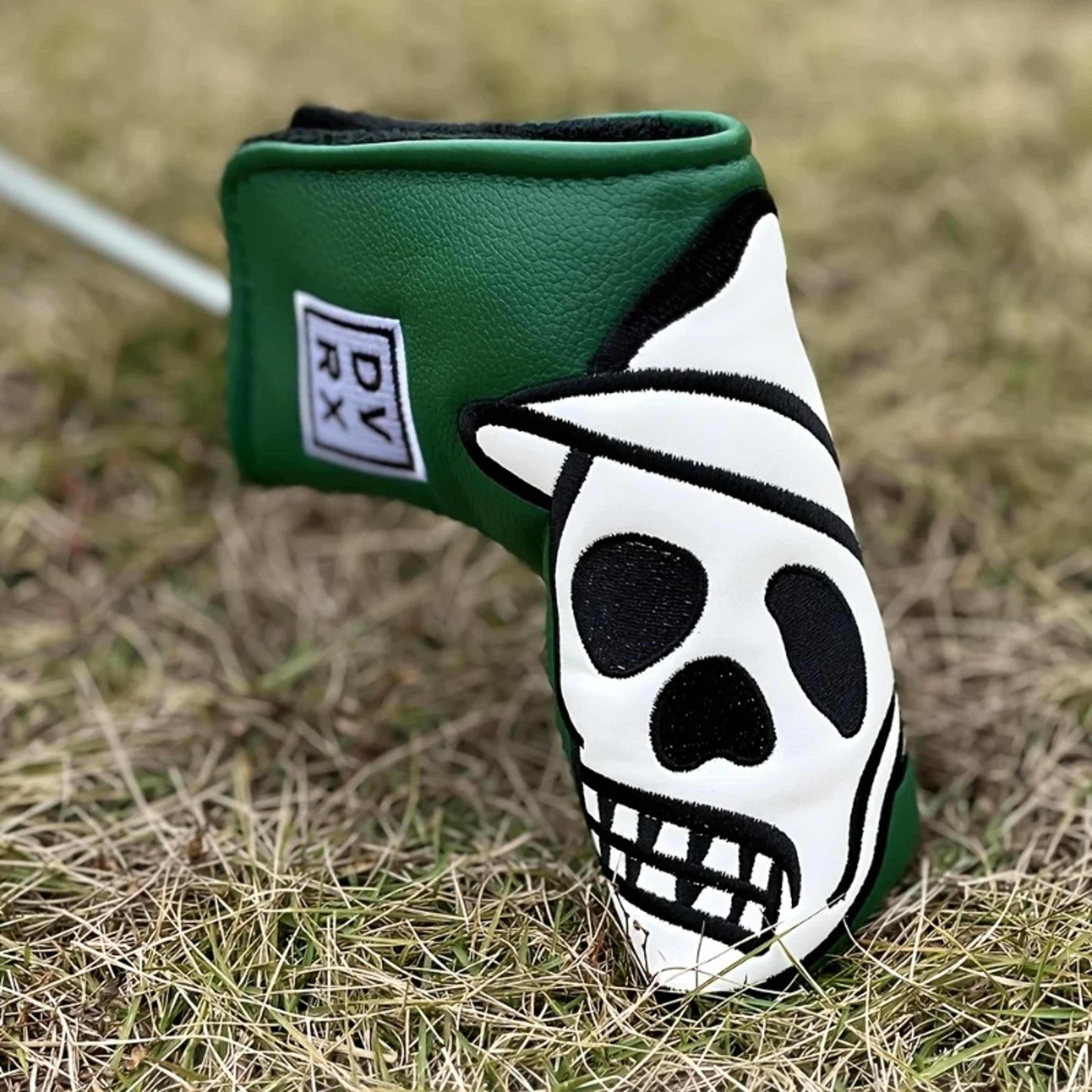 Golf Putter Head Cover With Skull Embroidery And Dustproof Protection 6