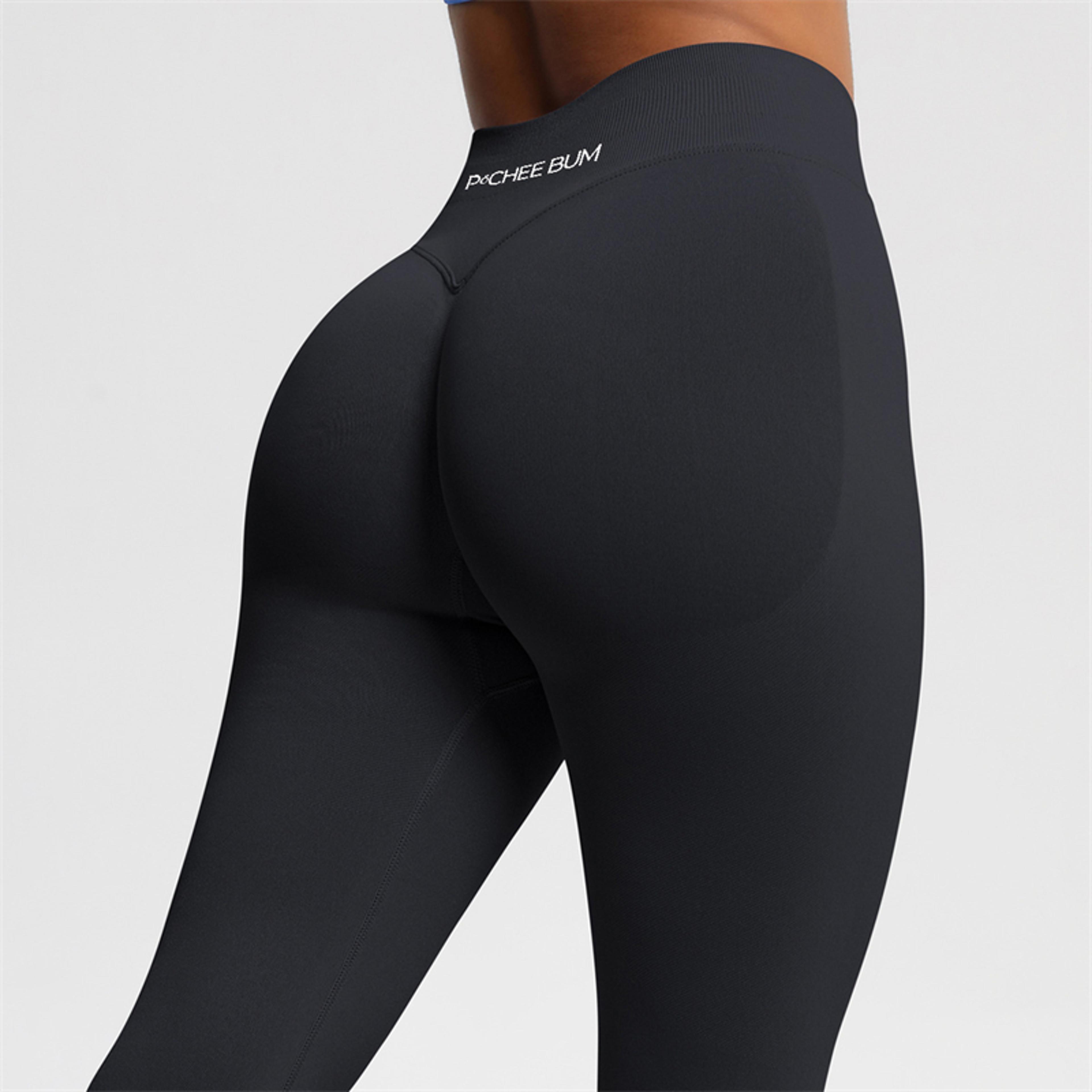 Womens Seamless Scrunch Butt Leggings MidRise Booty Lifting Yoga Pants 10