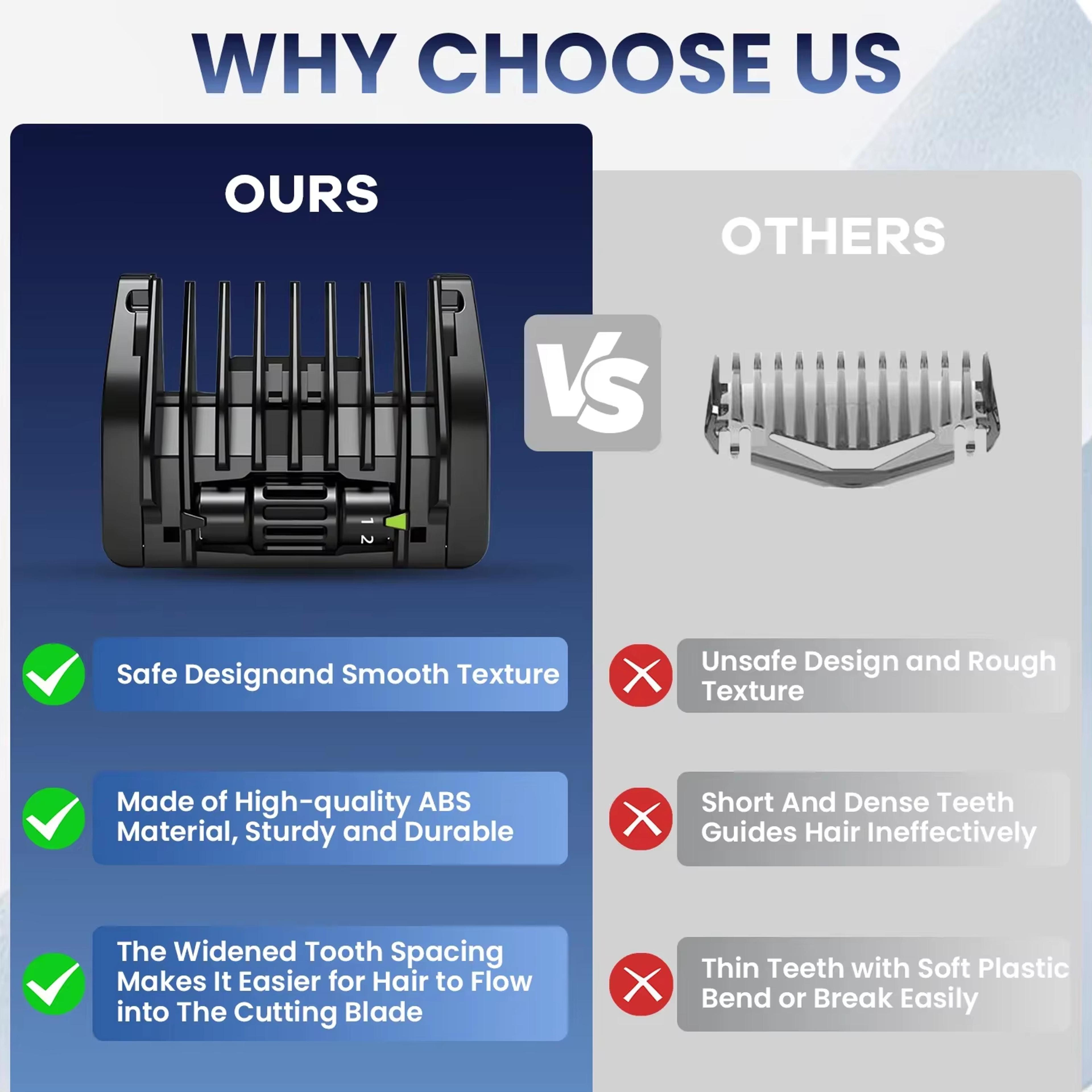 Adjustable Beard Trimmer Guide Comb For OneBlade Trimmers 4