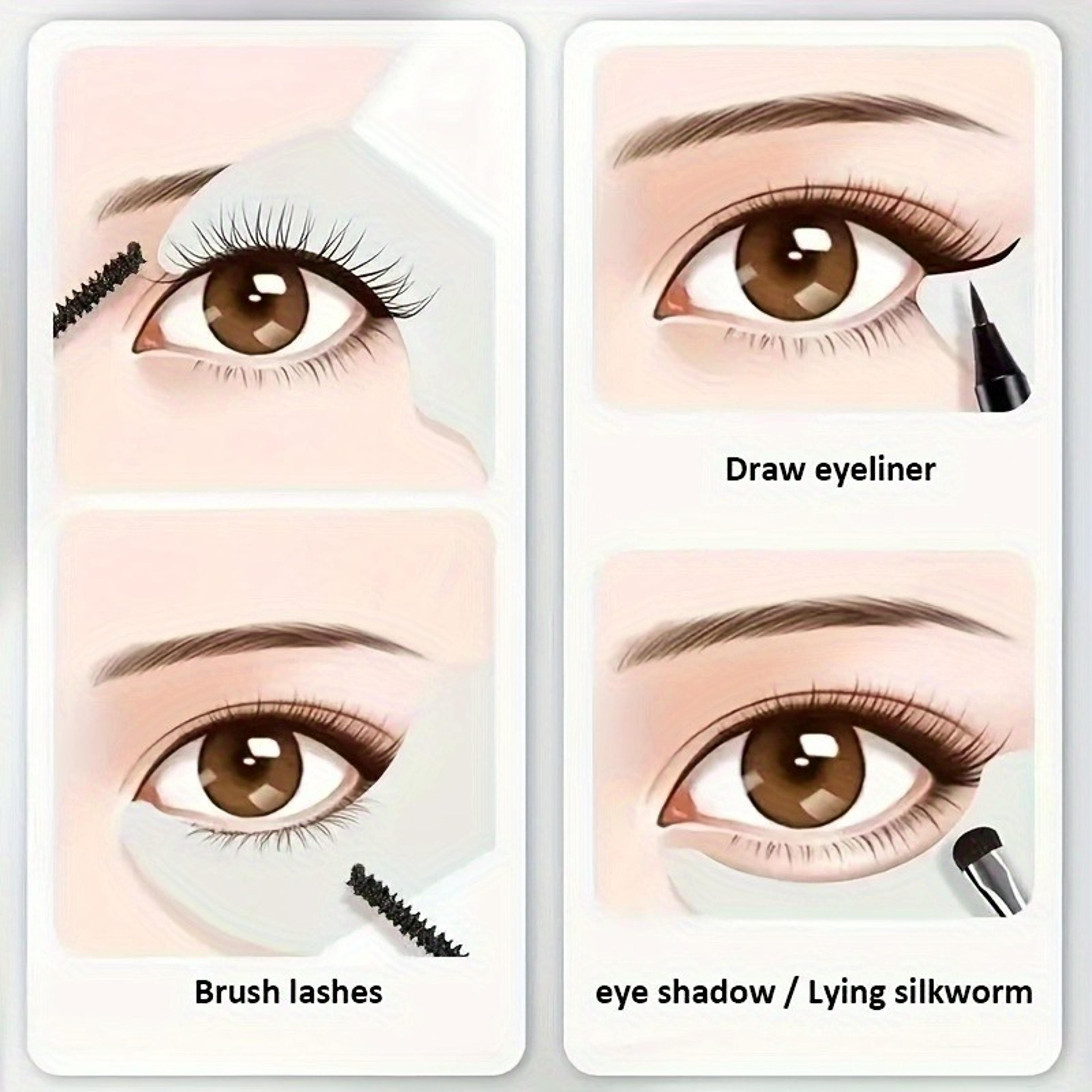 Silicone Eyelash Makeup Auxiliary Tool Crescent Eye Shield For Eyeliner Eyeshadow Application Begin 4