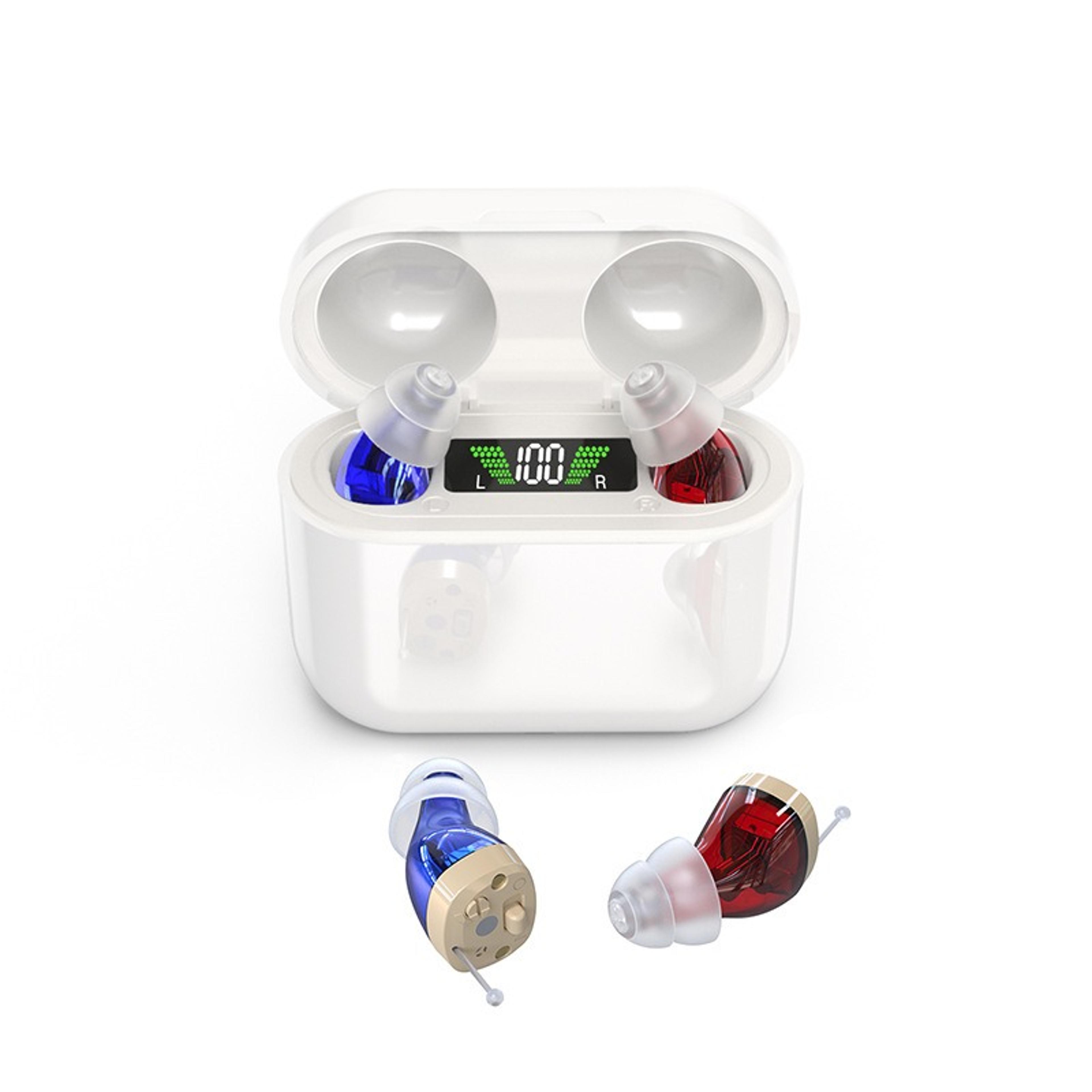 Rechargeable InEar Hearing Amplifier With Digital Display 7
