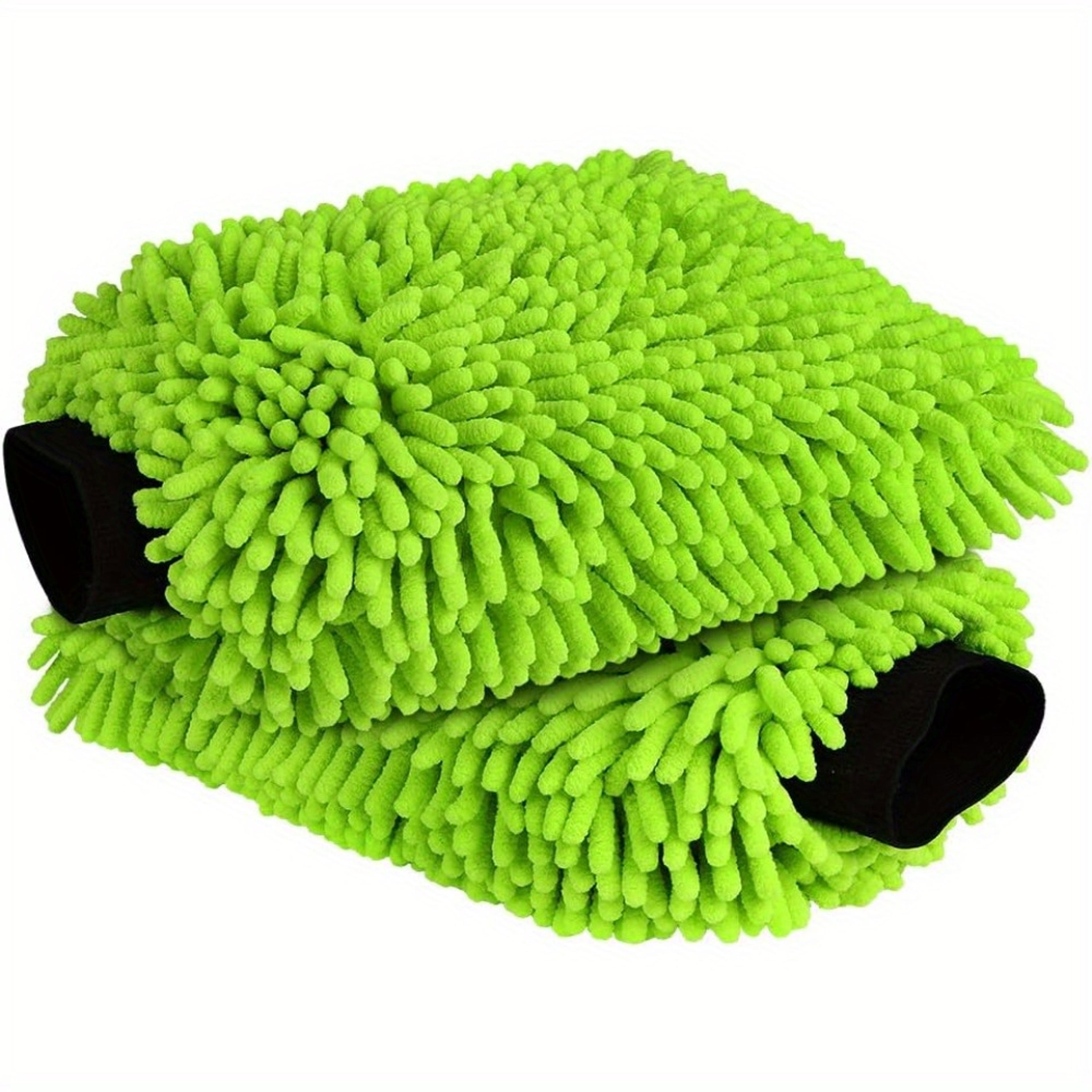 Premium Microfiber Car Wash Mitt Scratch Free Lint Free Car Cleaning Glove 2