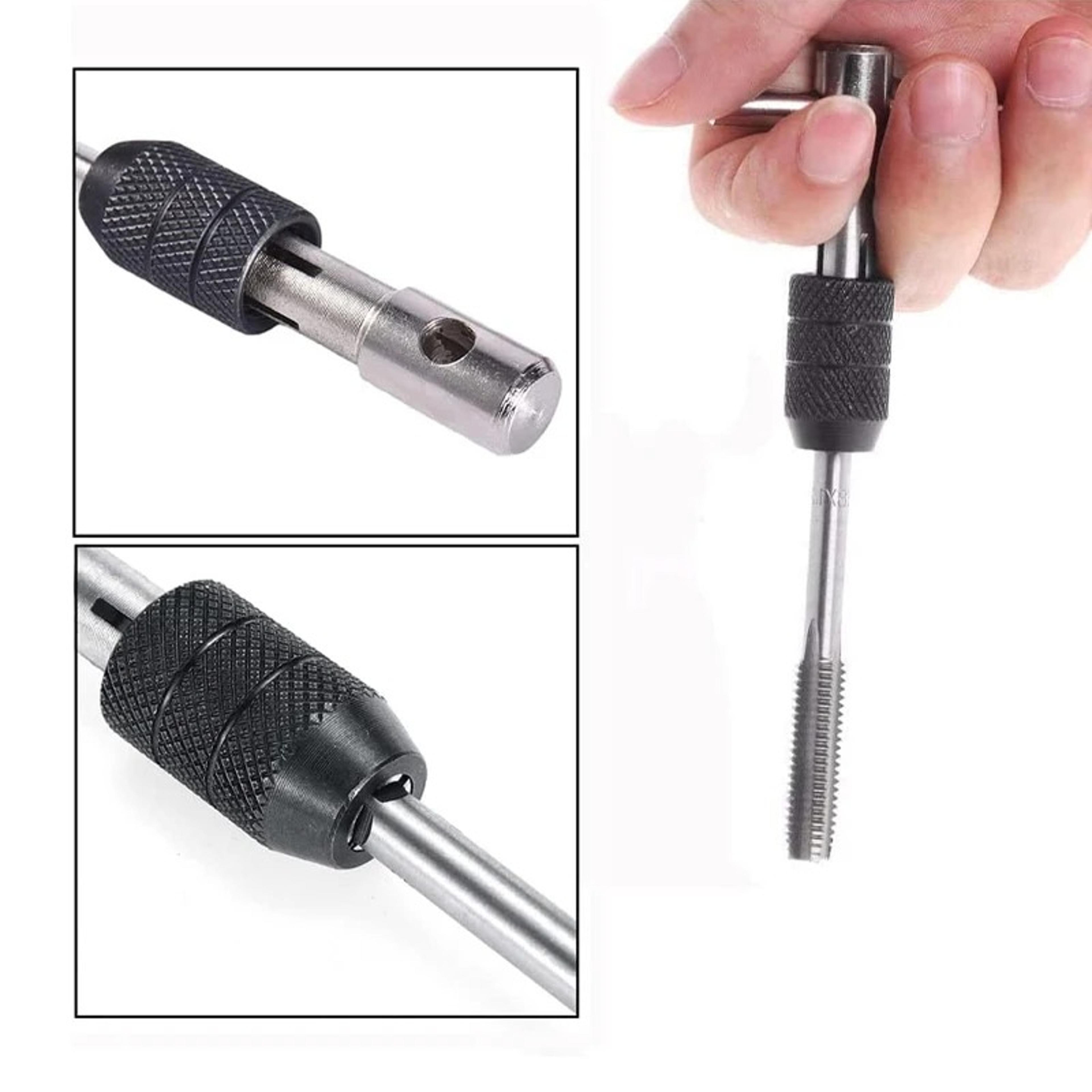 Precision T Handle Tap Wrench Set With Thread Tapping Tool Kit 4