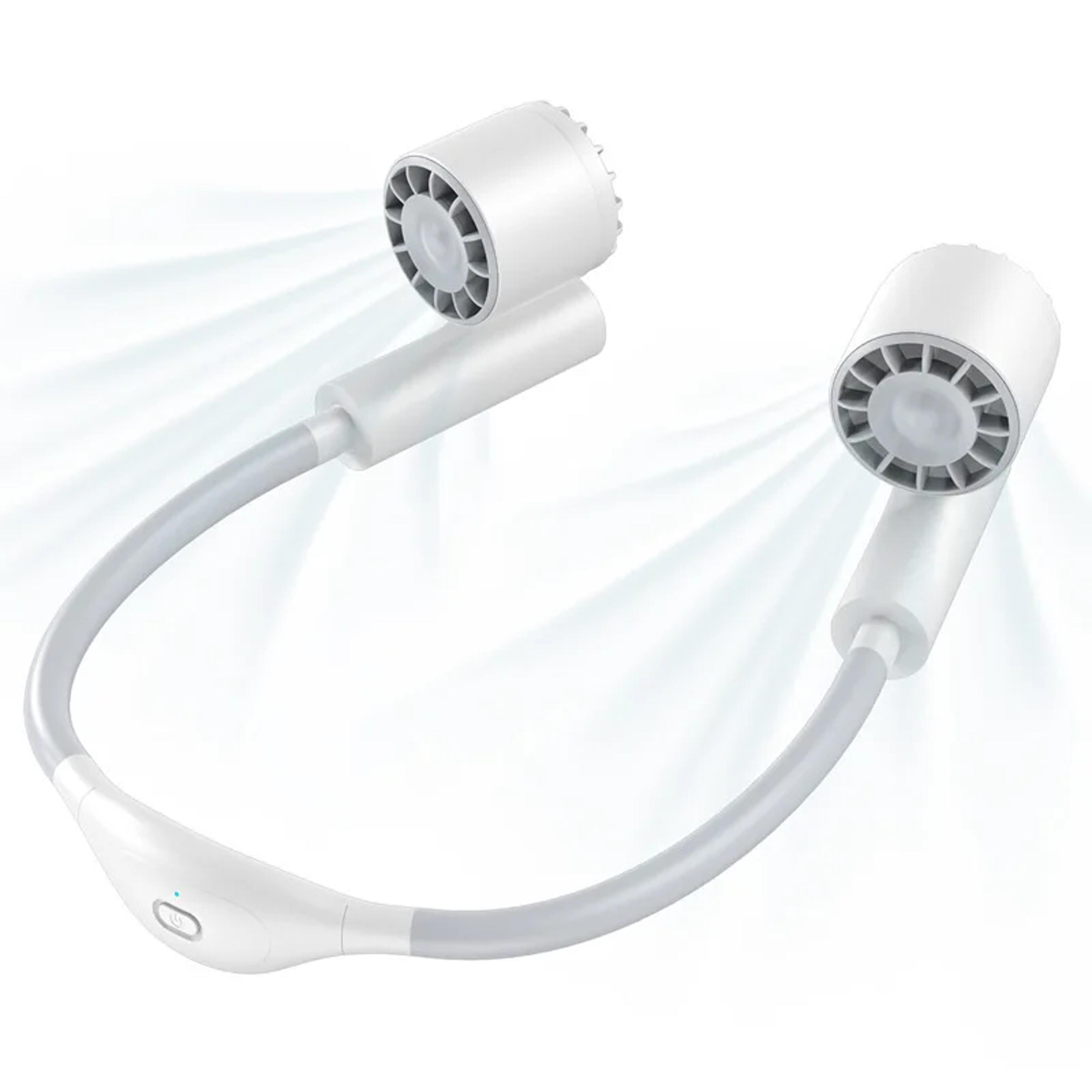 Portable Neck Fan USB Rechargeable Wearable Personal Cooling Fan 7