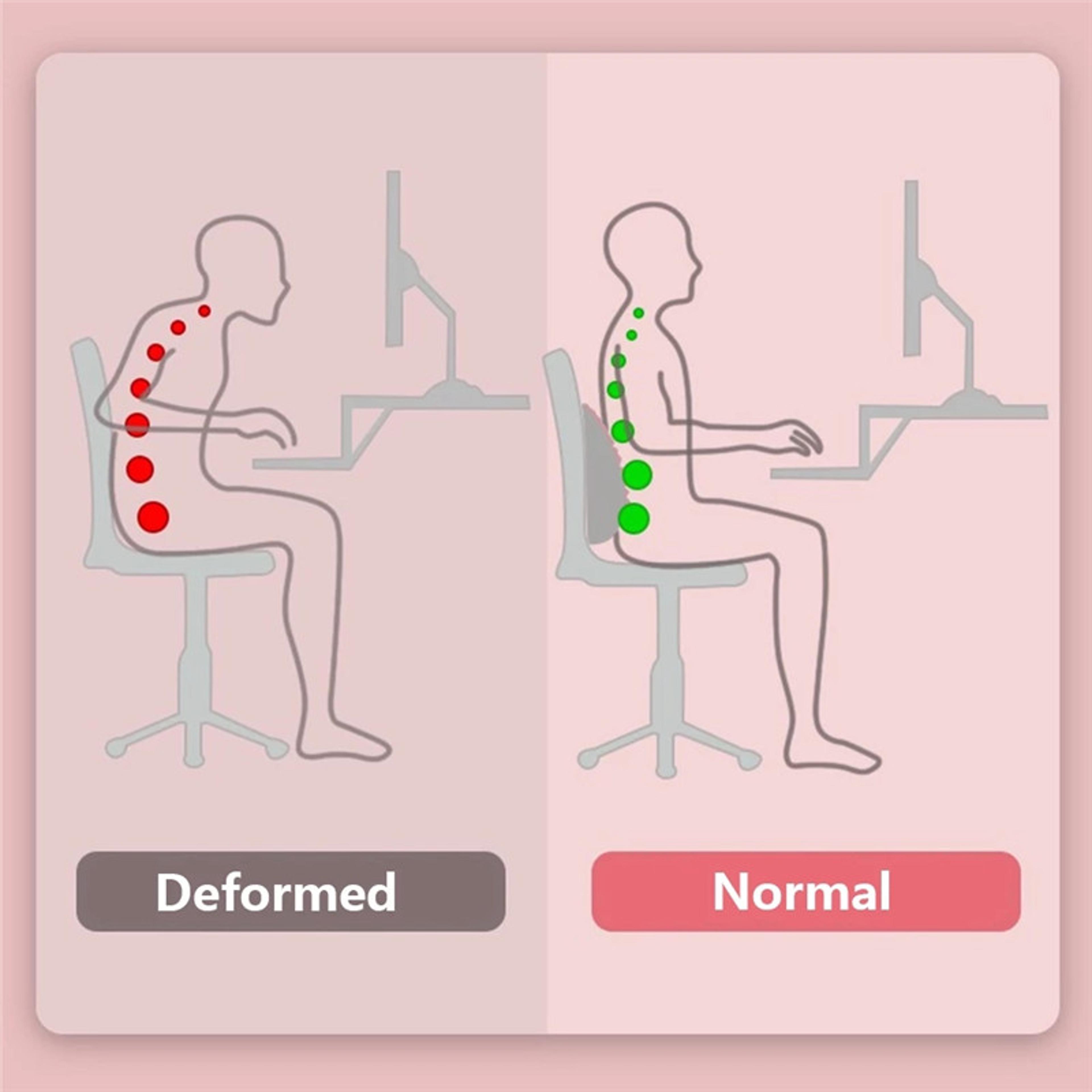 Back Stretcher For Back Pain Relief With Lumbar Support  Posture Correction 5