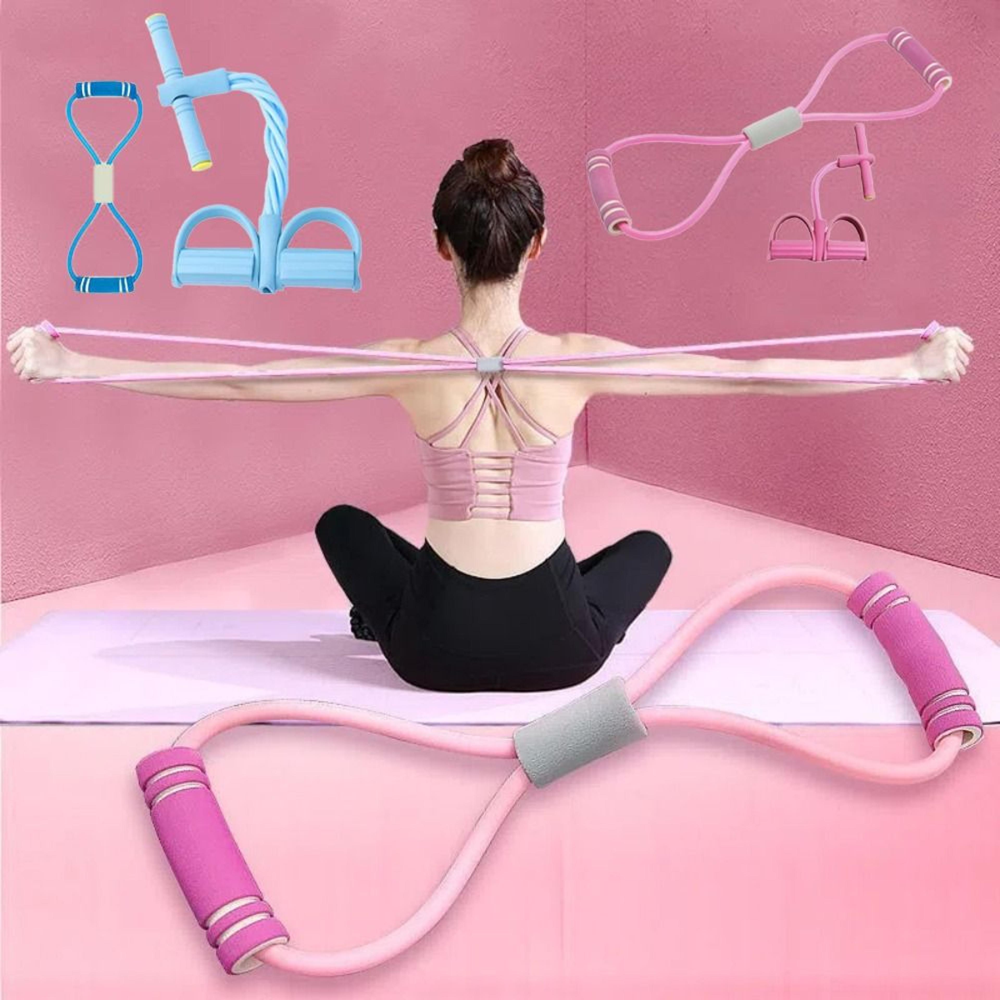 Tube Resistance Bands Set With Pedal Full Body Home Workout Trainer 6