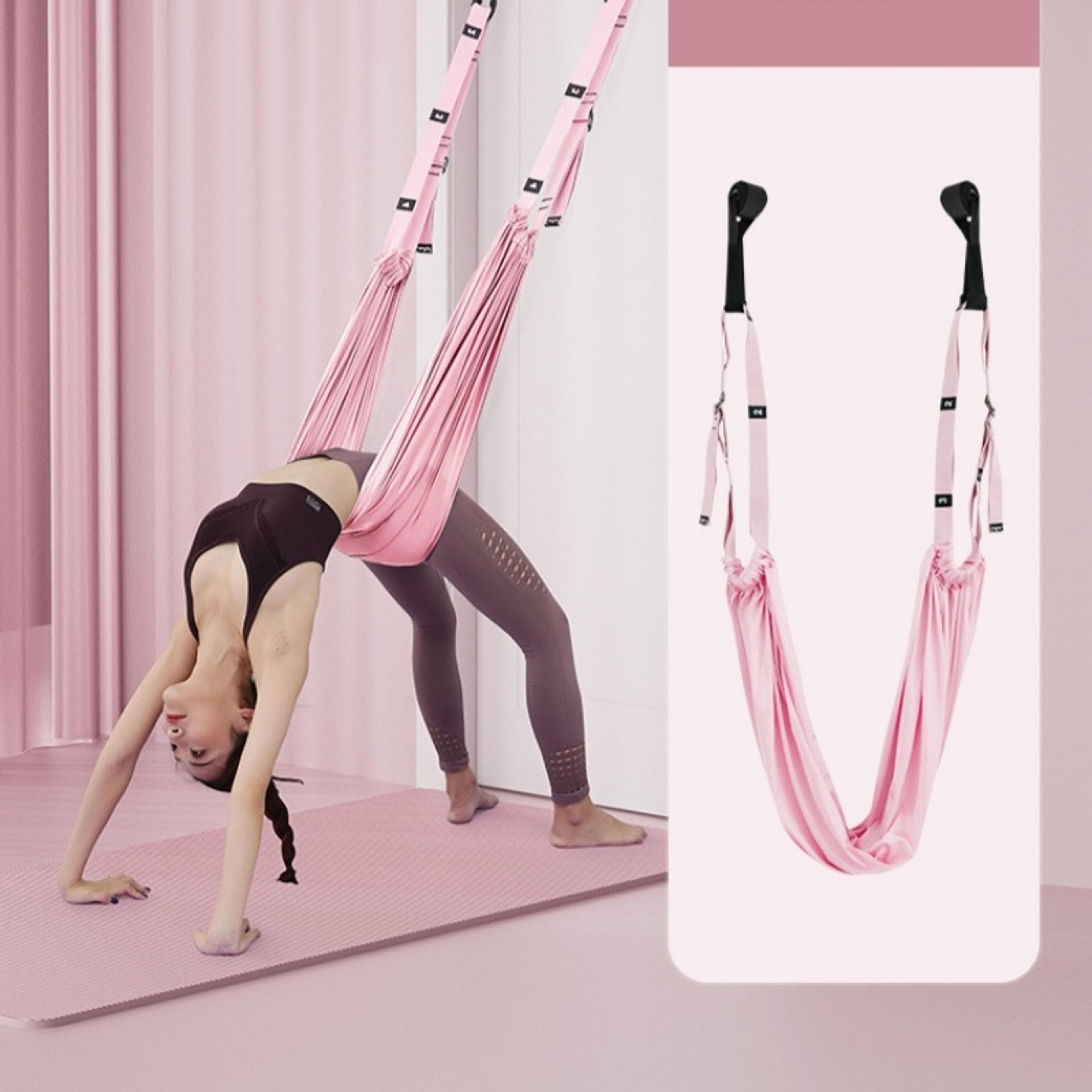 Door Yoga Trainer Stretching Strap For Back Flexibility  Home Fitness 0